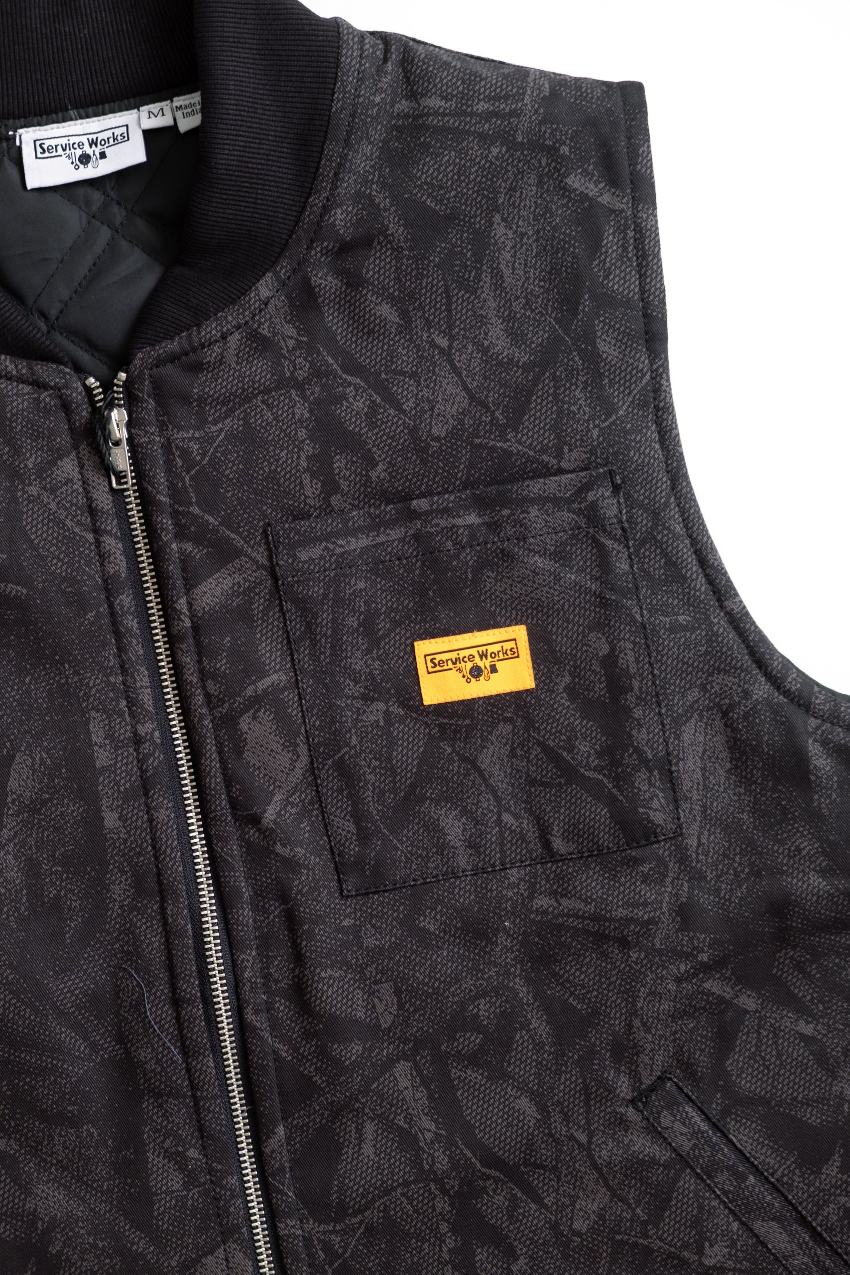 CAMO PADDED VEST - MONO