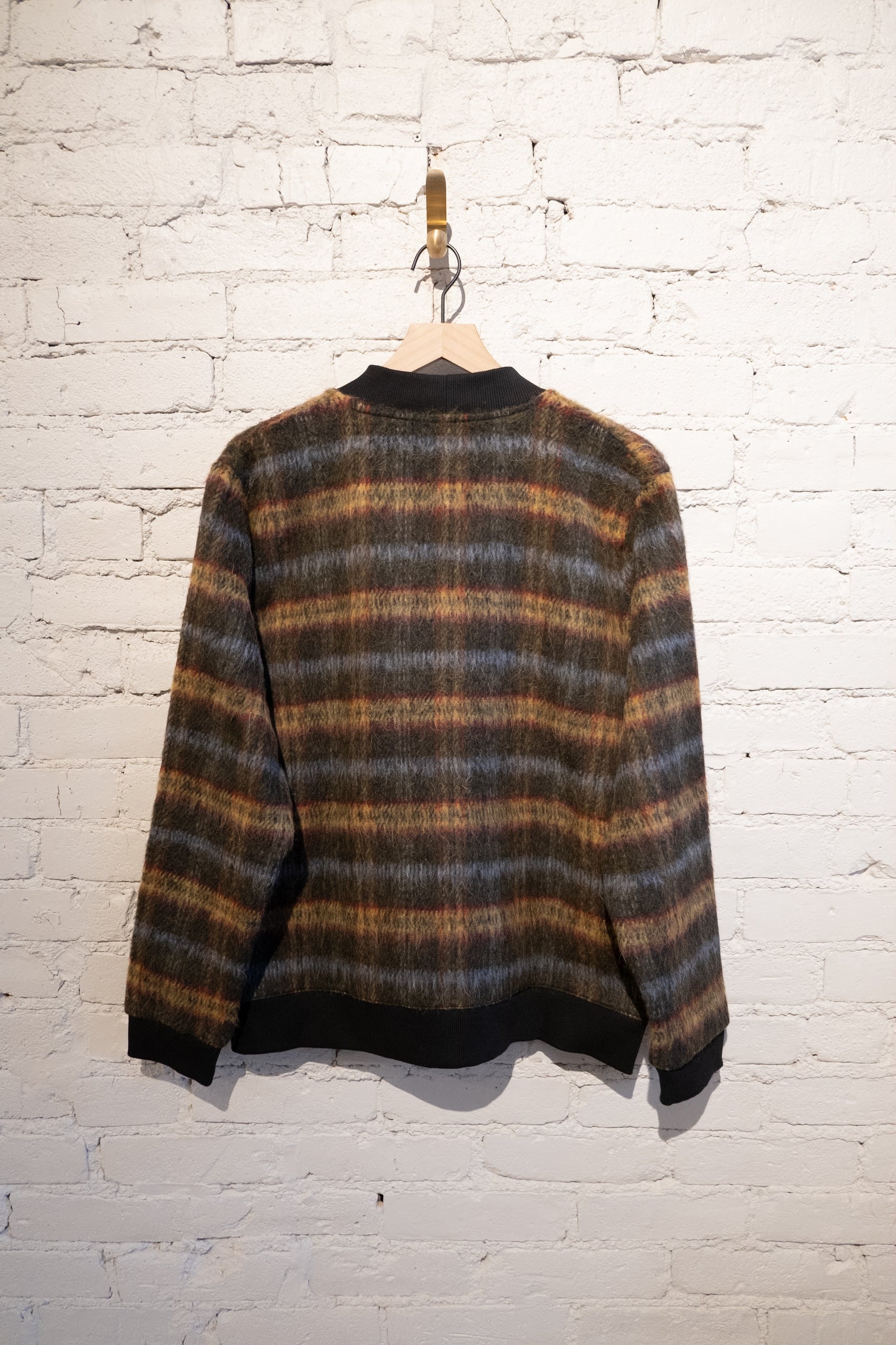 PLAID CARDIGAN - ARMY