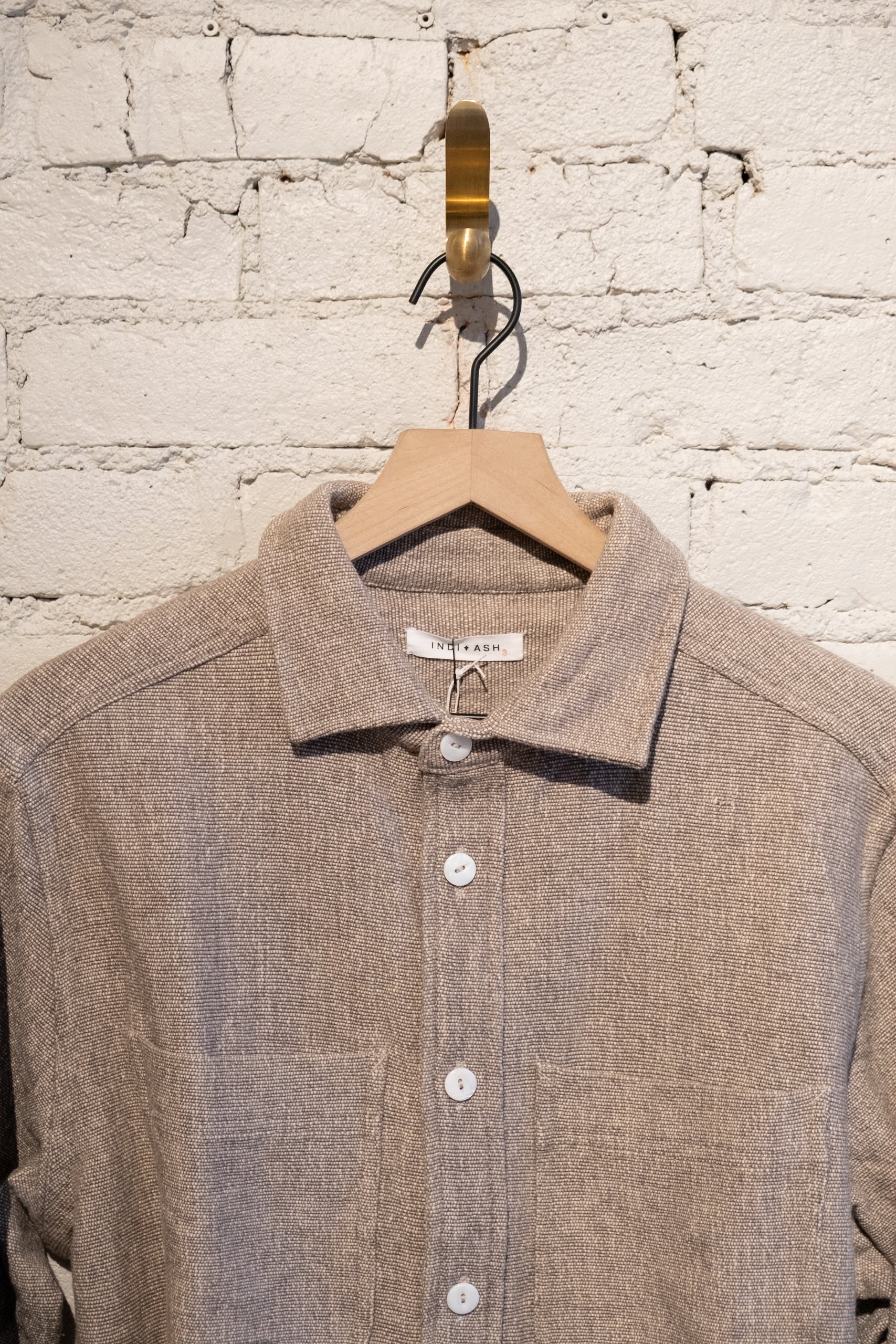 AMES WORKSHIRT - IRON GREY CANVAS