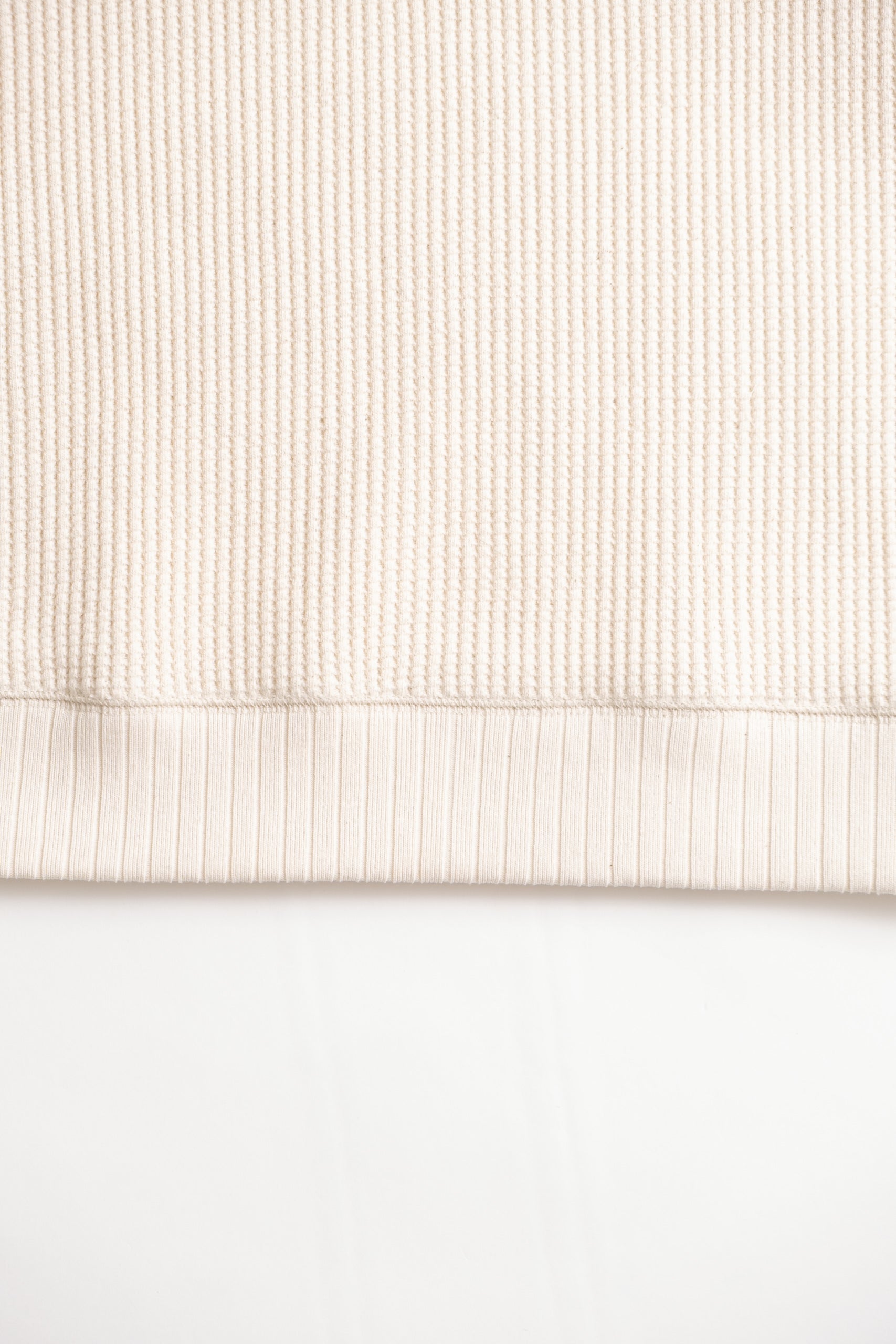 WAFFLE MIDNECK - IVORY