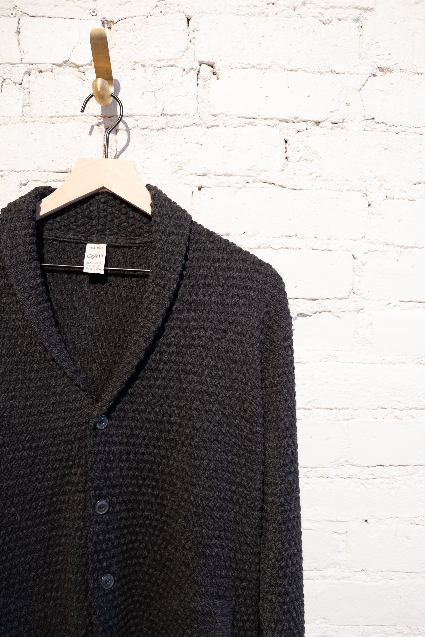 SHAWL COLLAR CARDIGAN