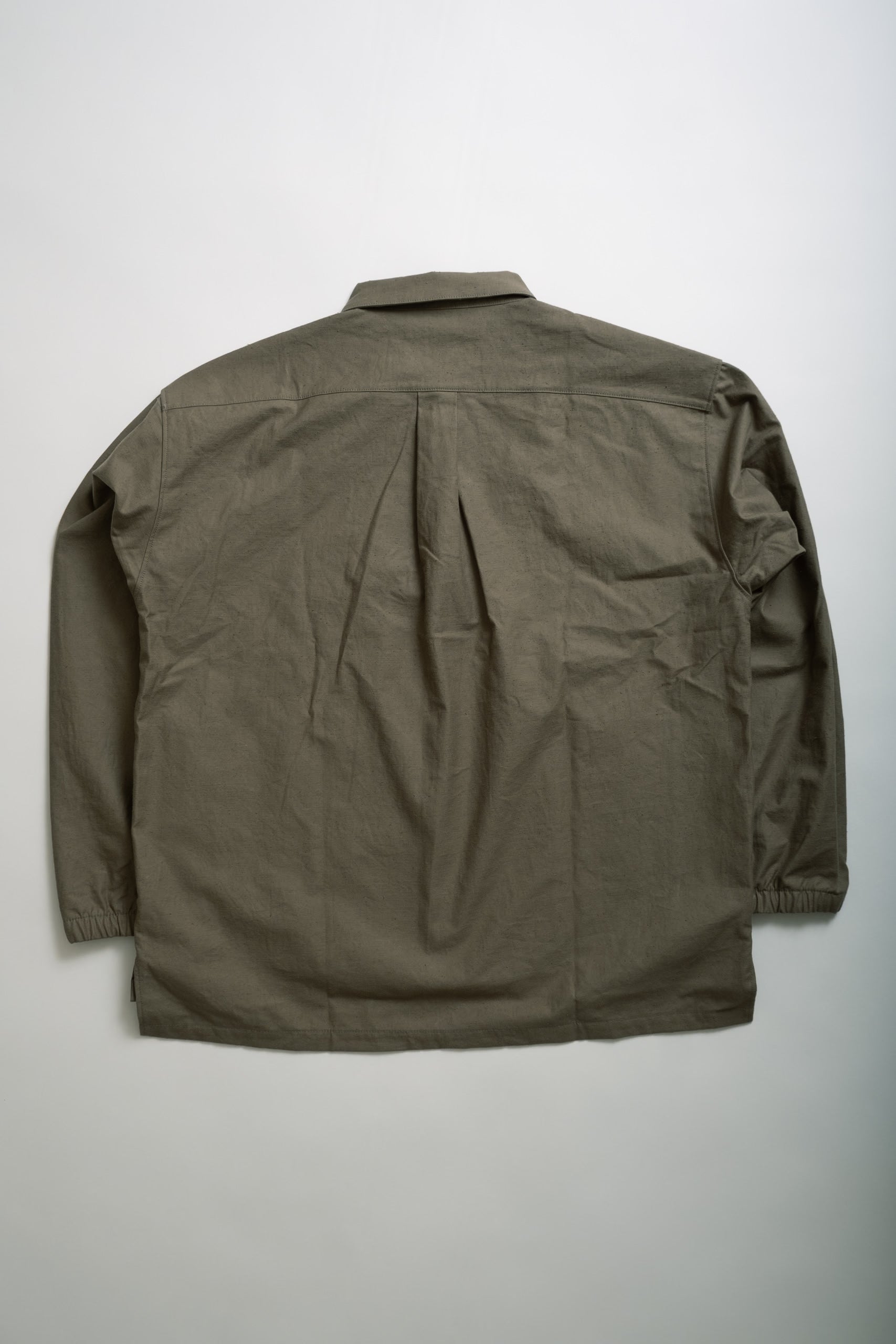 BACK NEP COACH SHIRT - SEPIA