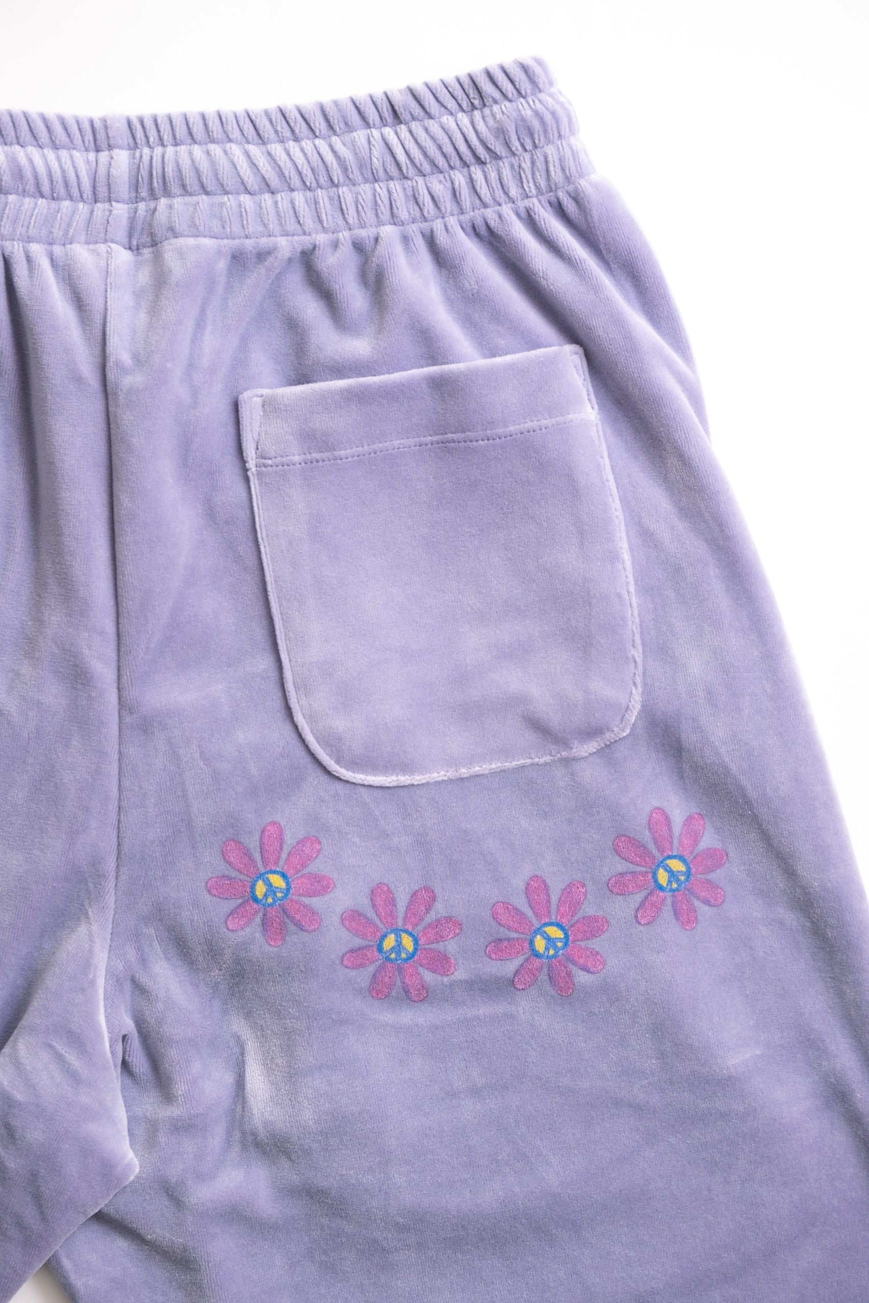 FLOWER POWER PANTS - PURPLE
