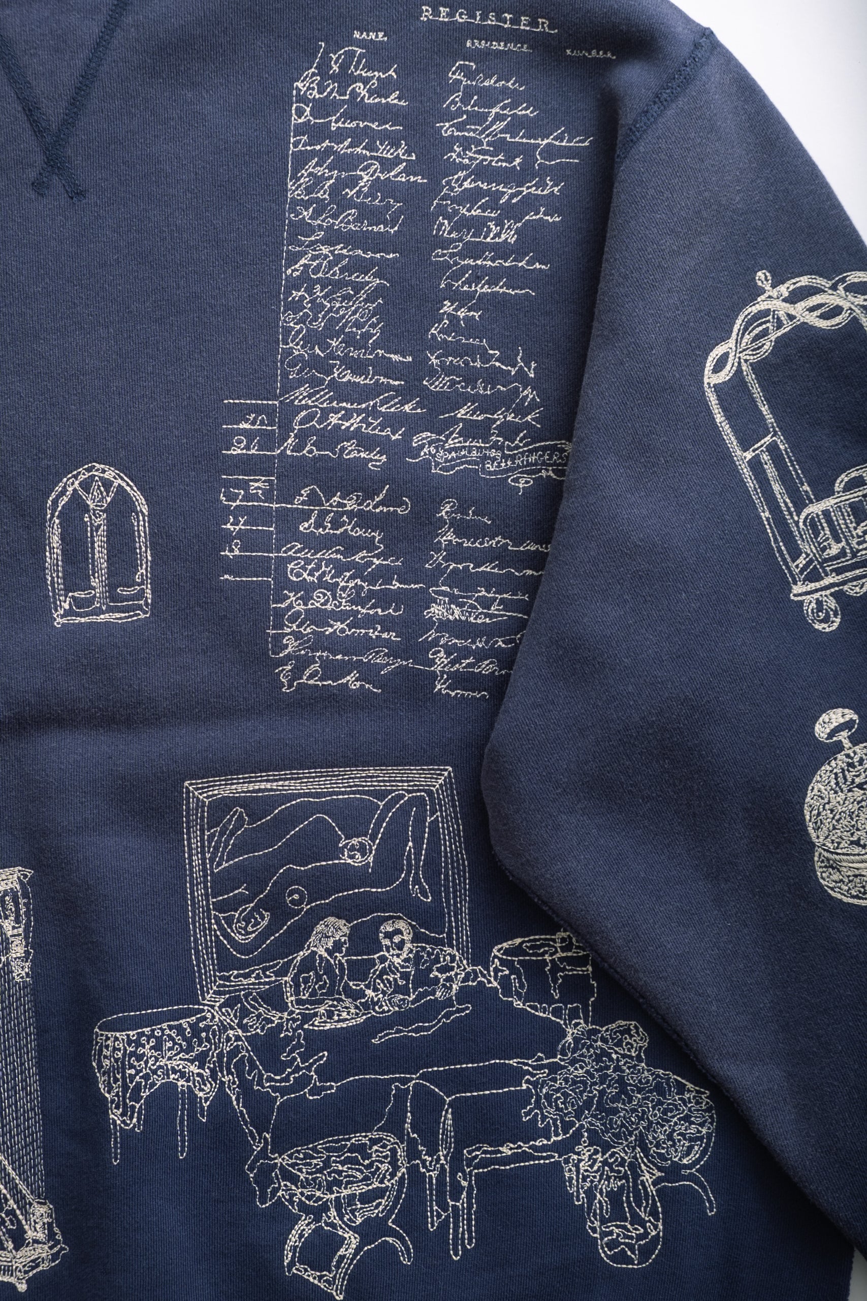HOTEL CREWNECK - NAVY