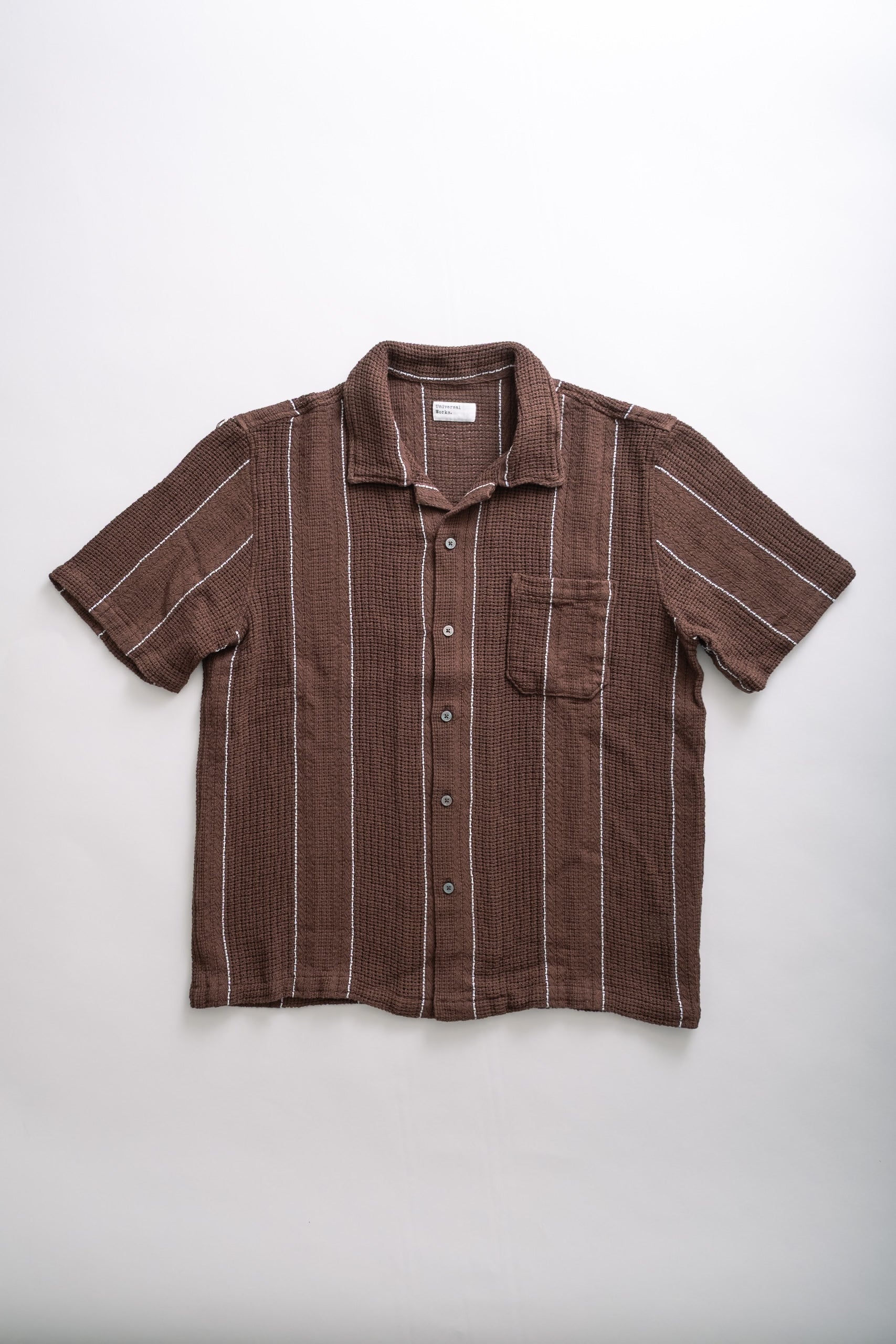 ROAD SHIRT - BROWN STRIPE