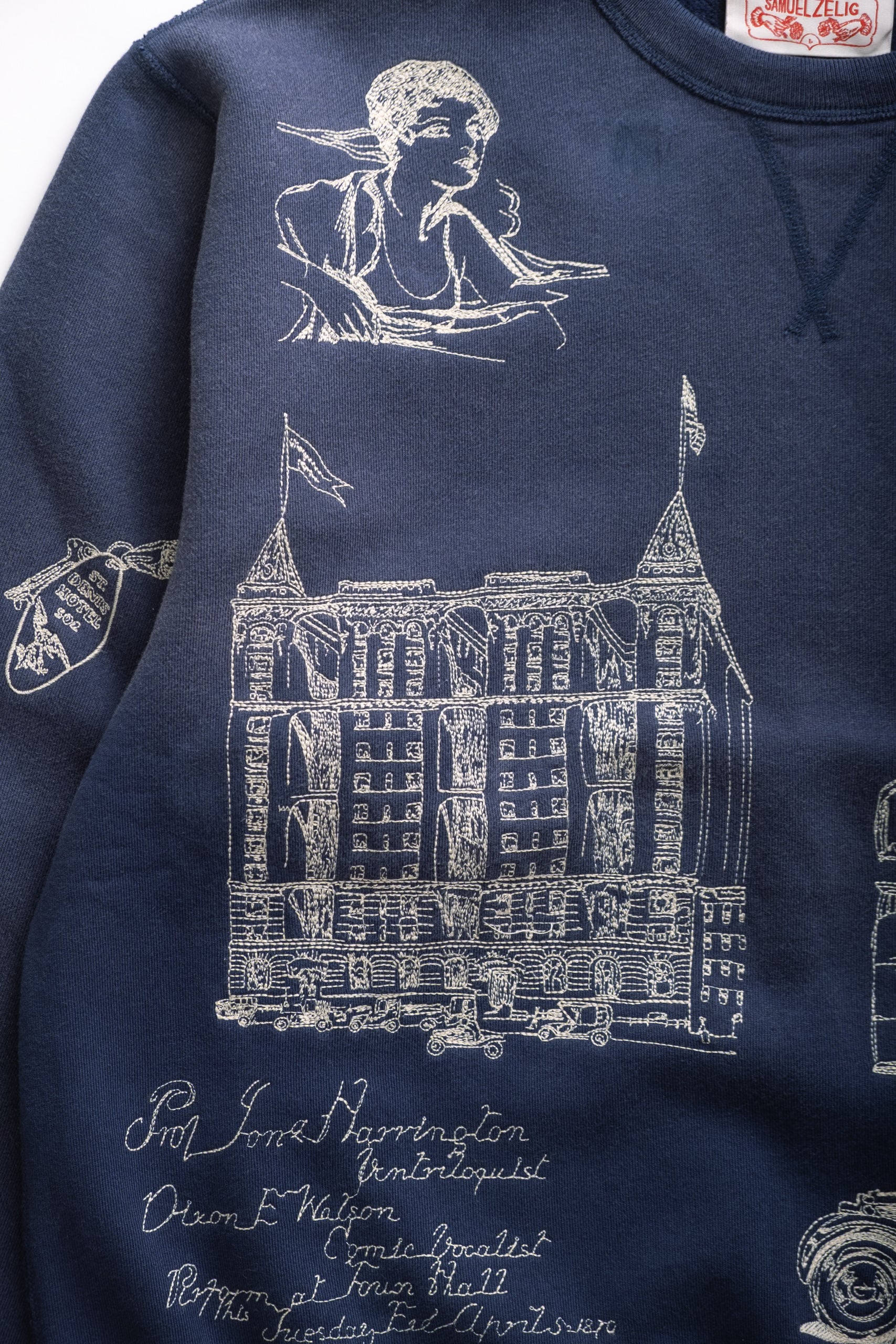 HOTEL CREWNECK - NAVY