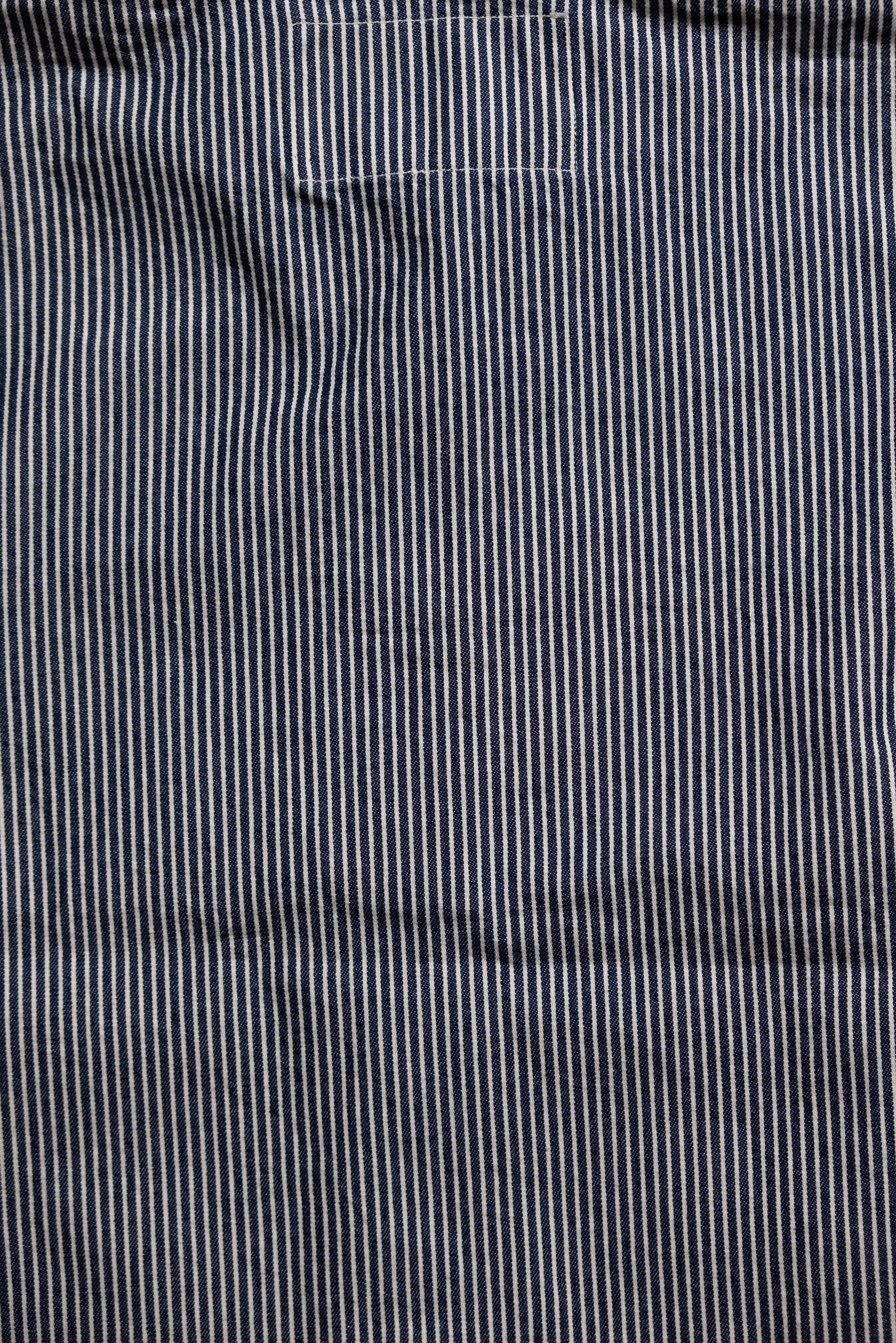 EVA HICKORY STRIPED JACKET - BLUE/OFFWHITE