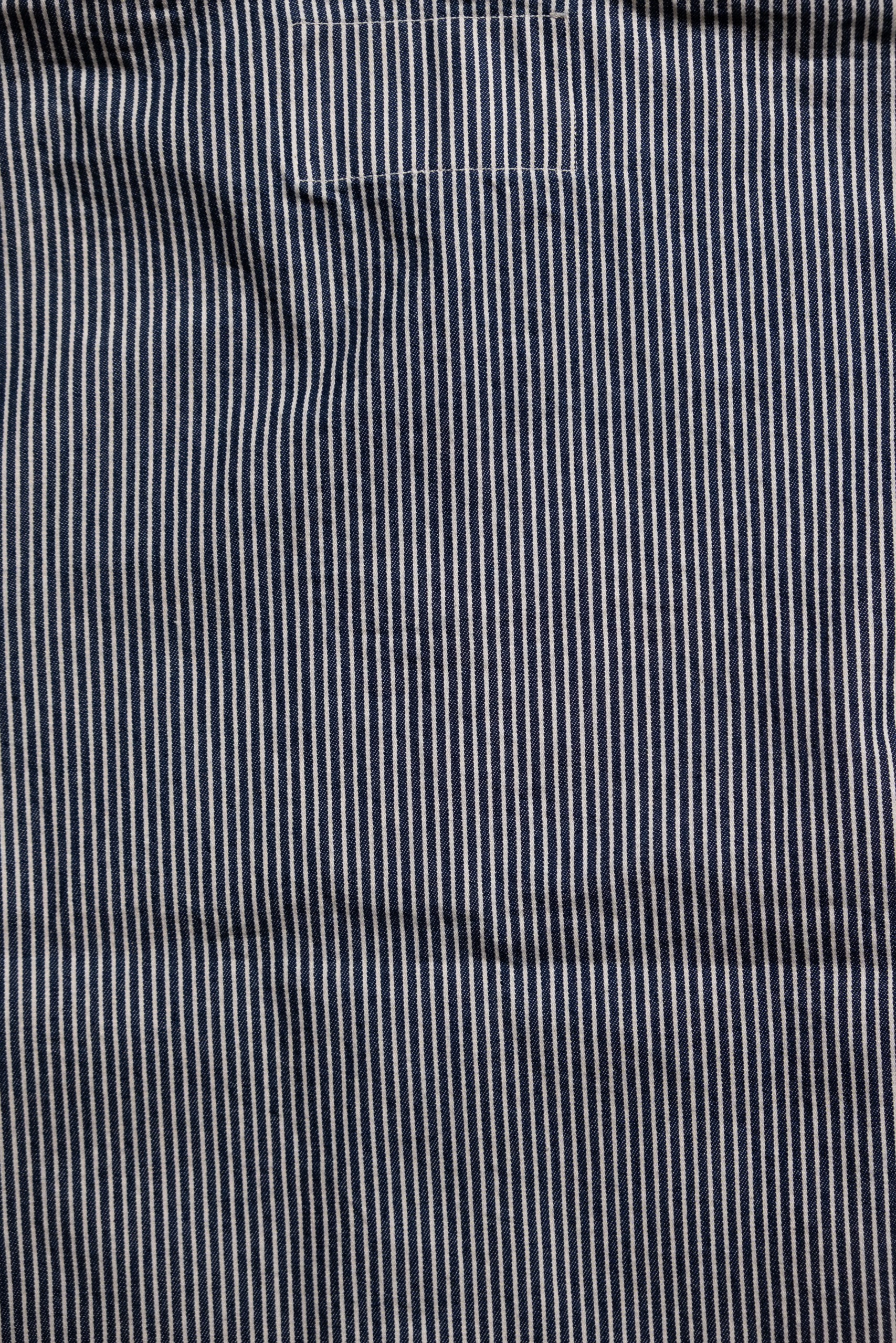 EVA HICKORY STRIPED JACKET - BLUE/OFFWHITE