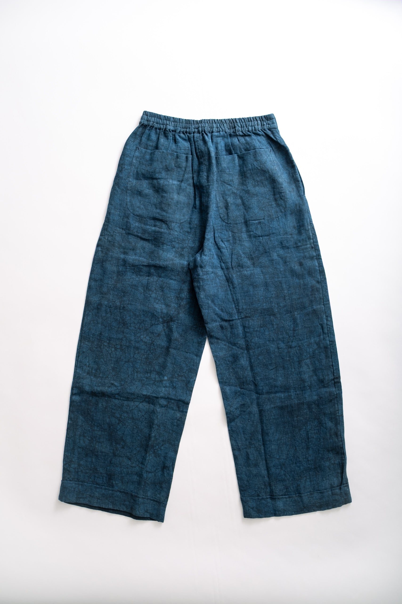 WES PLEAT PANT - INDIGO