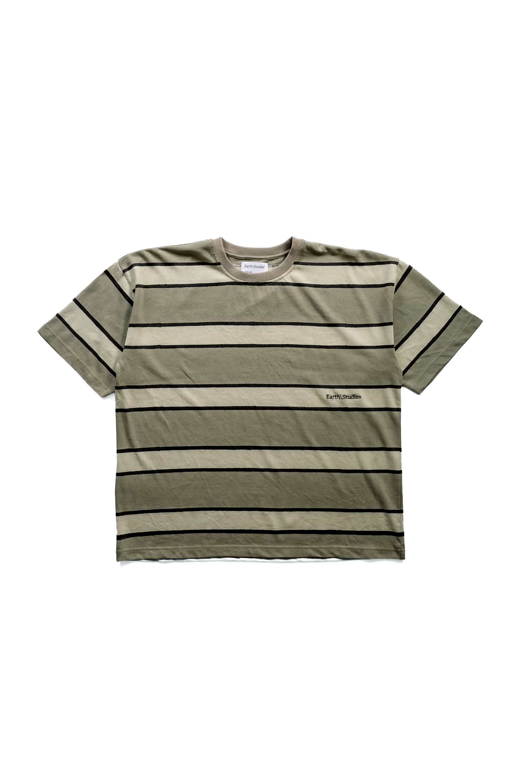 STRIPE TEE - PUMICE BLOCK