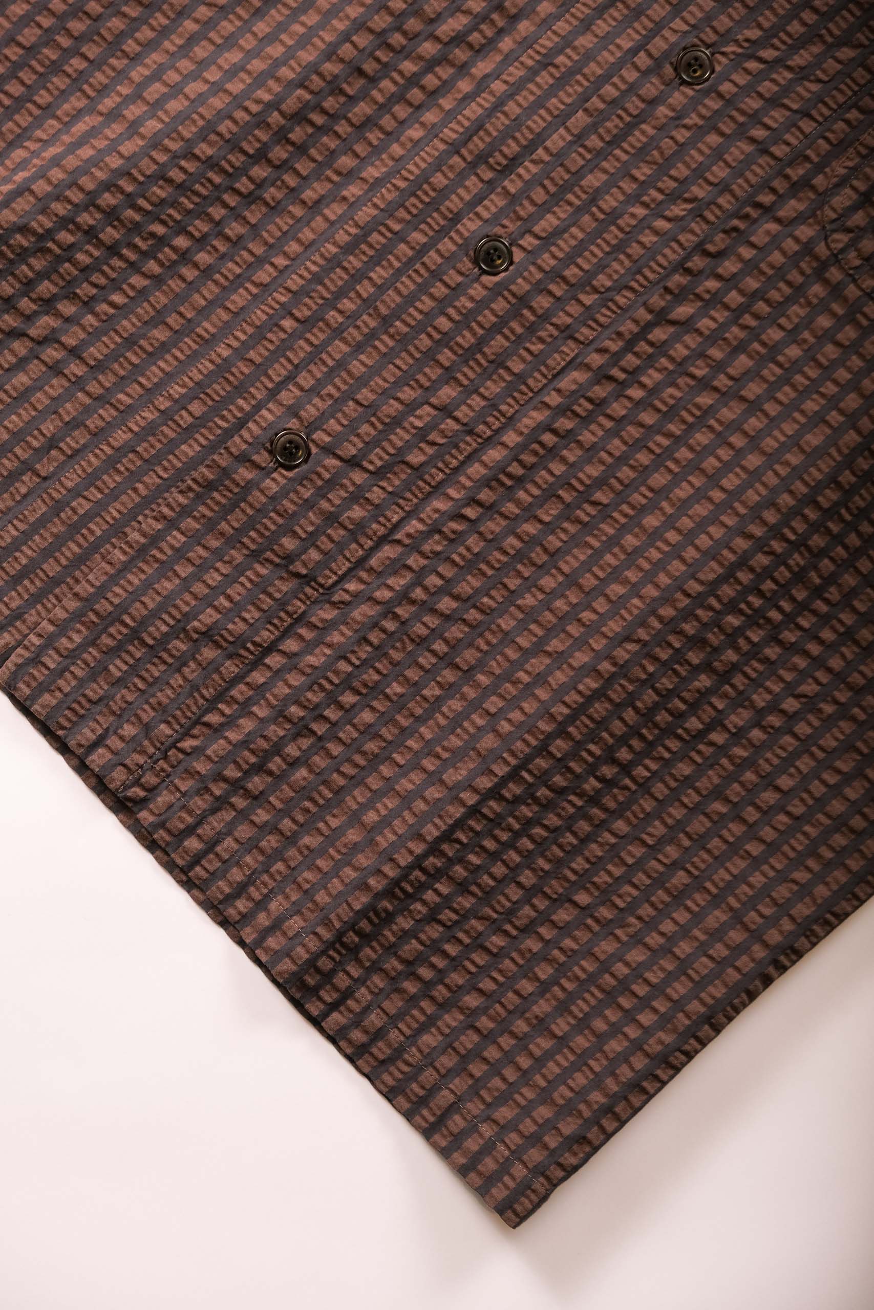 ALOHA SHIRT - COFFEE/NAVY