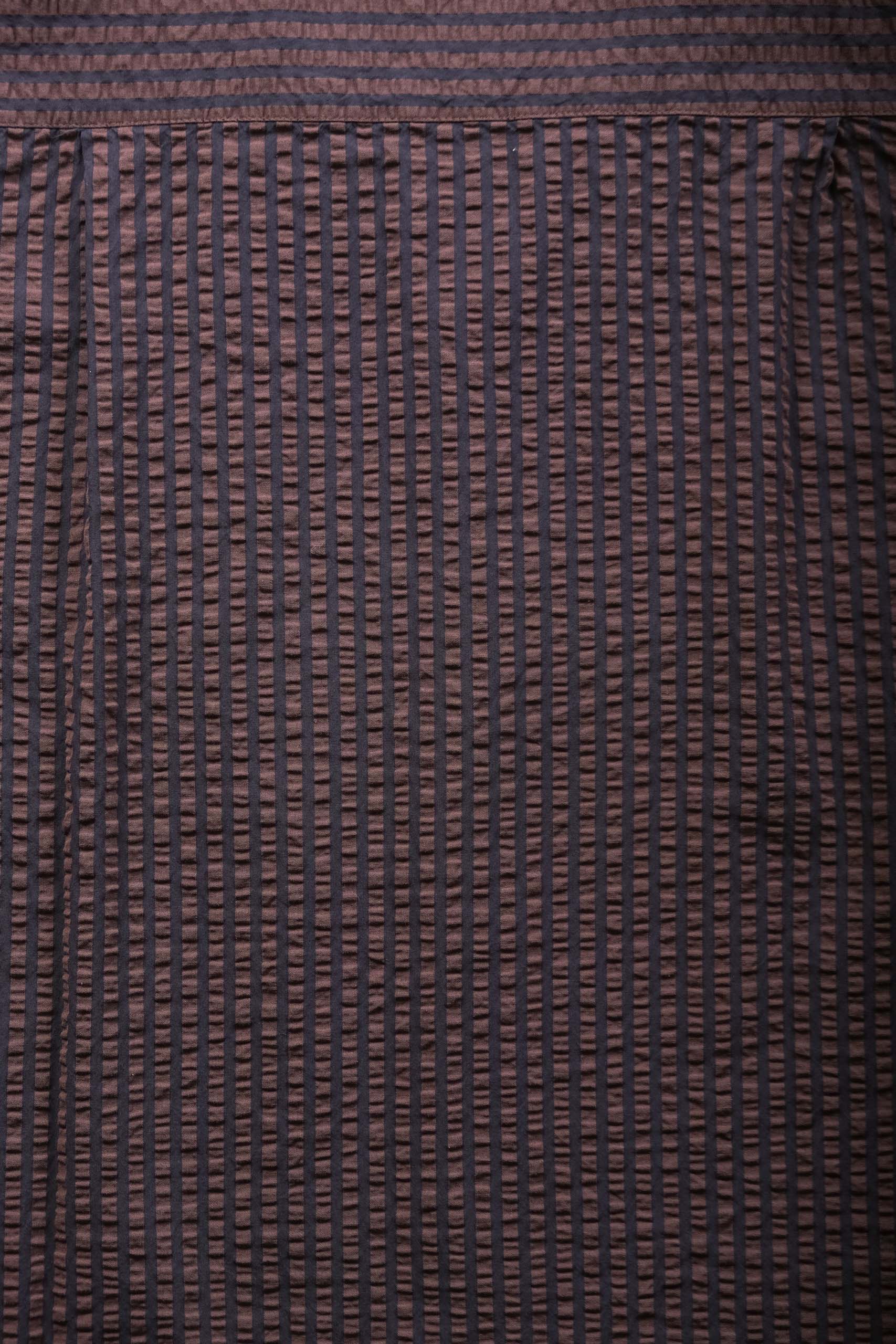 ALOHA SHIRT - COFFEE/NAVY