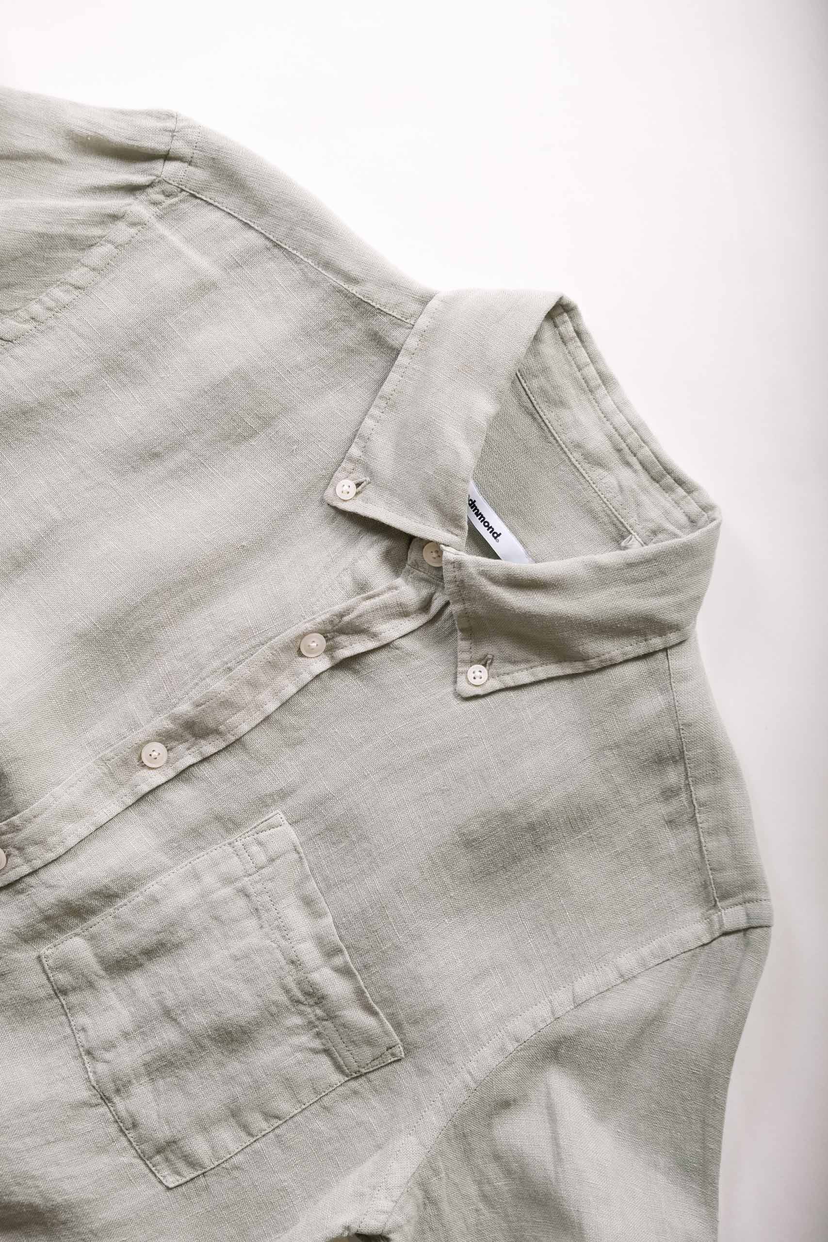 LINEN SHIRT - TAUPE