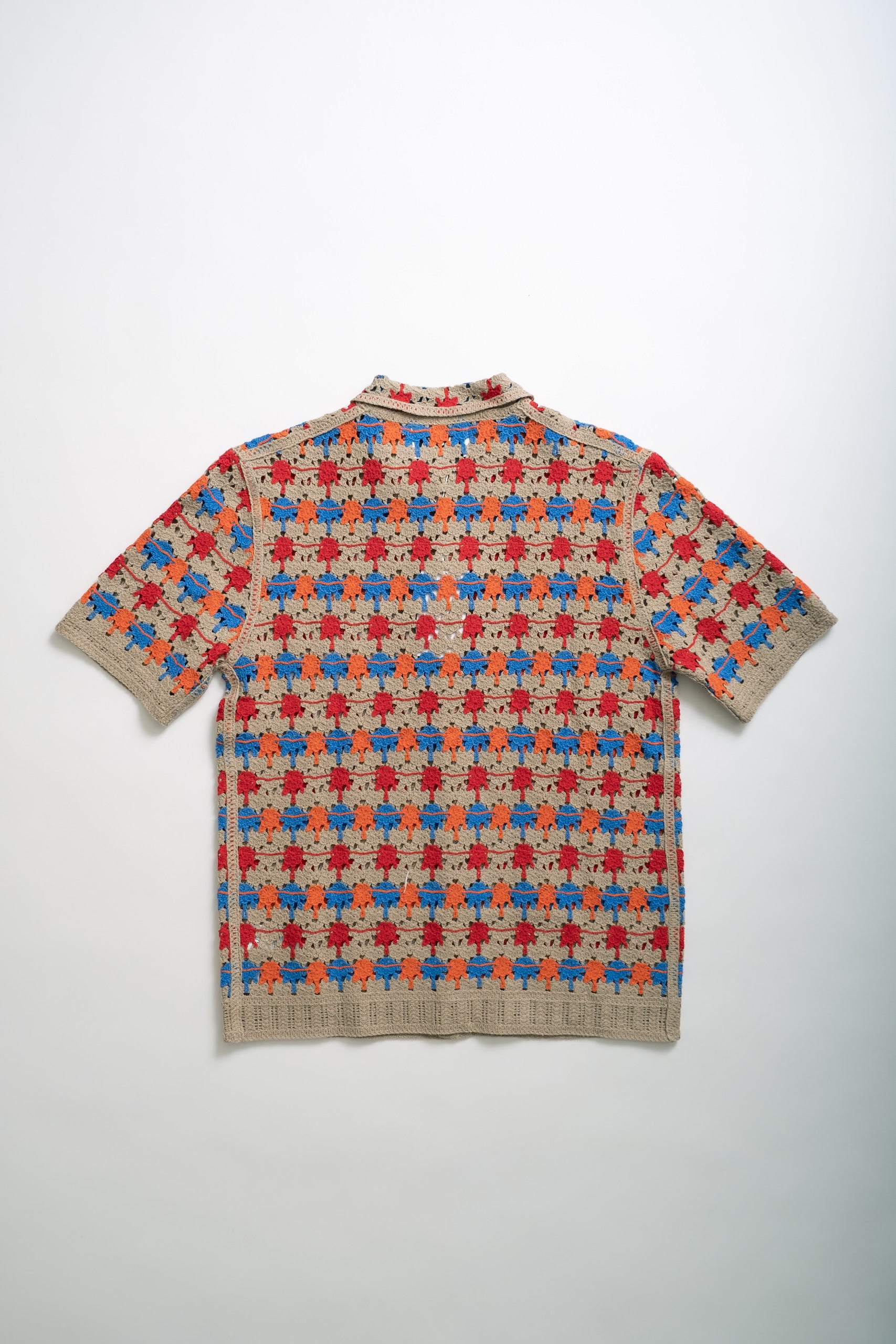 PORTO SHIRT - SPLASH CROCHET MULTI