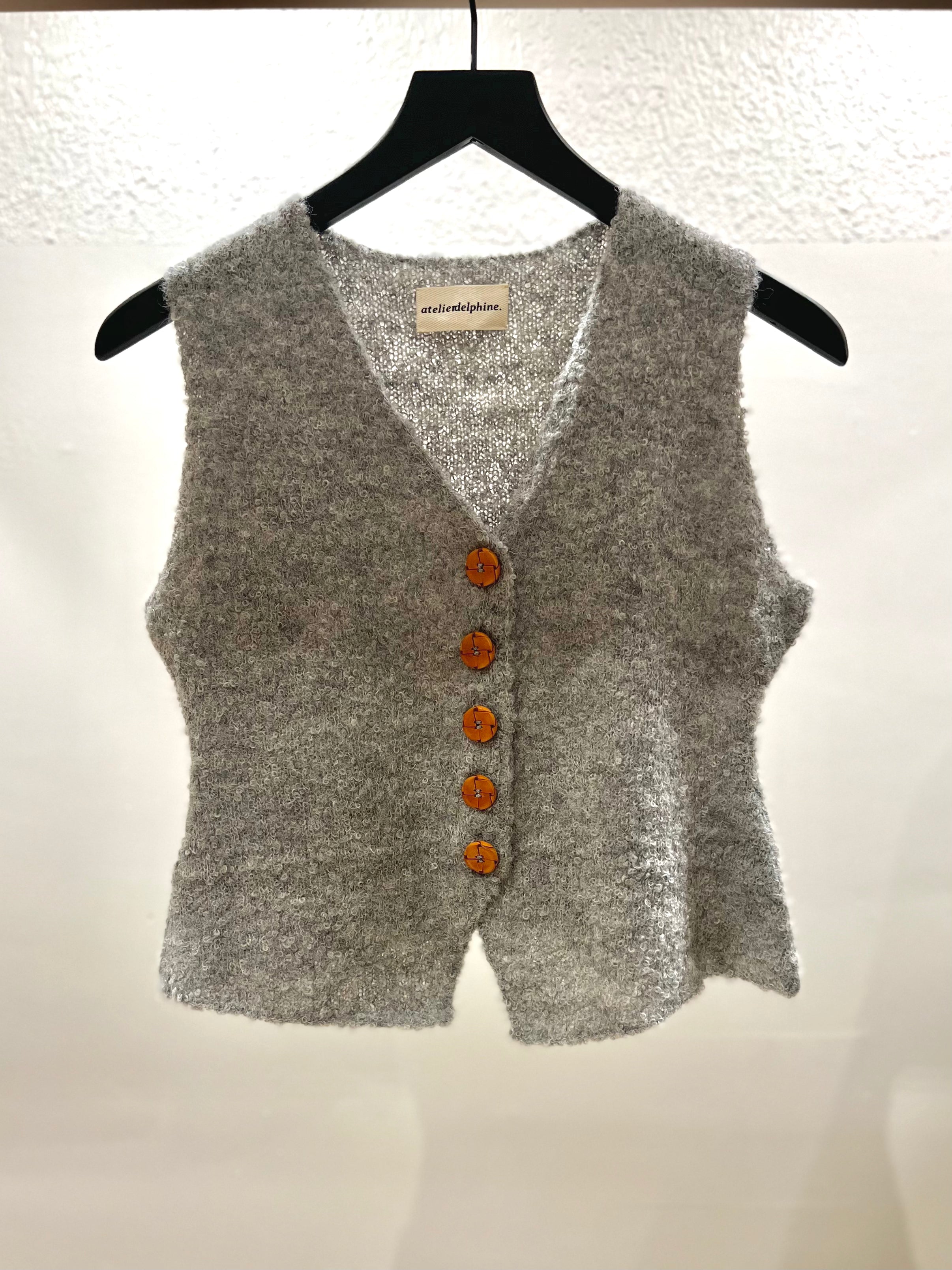 LENNOX VEST - LIGHT GREY