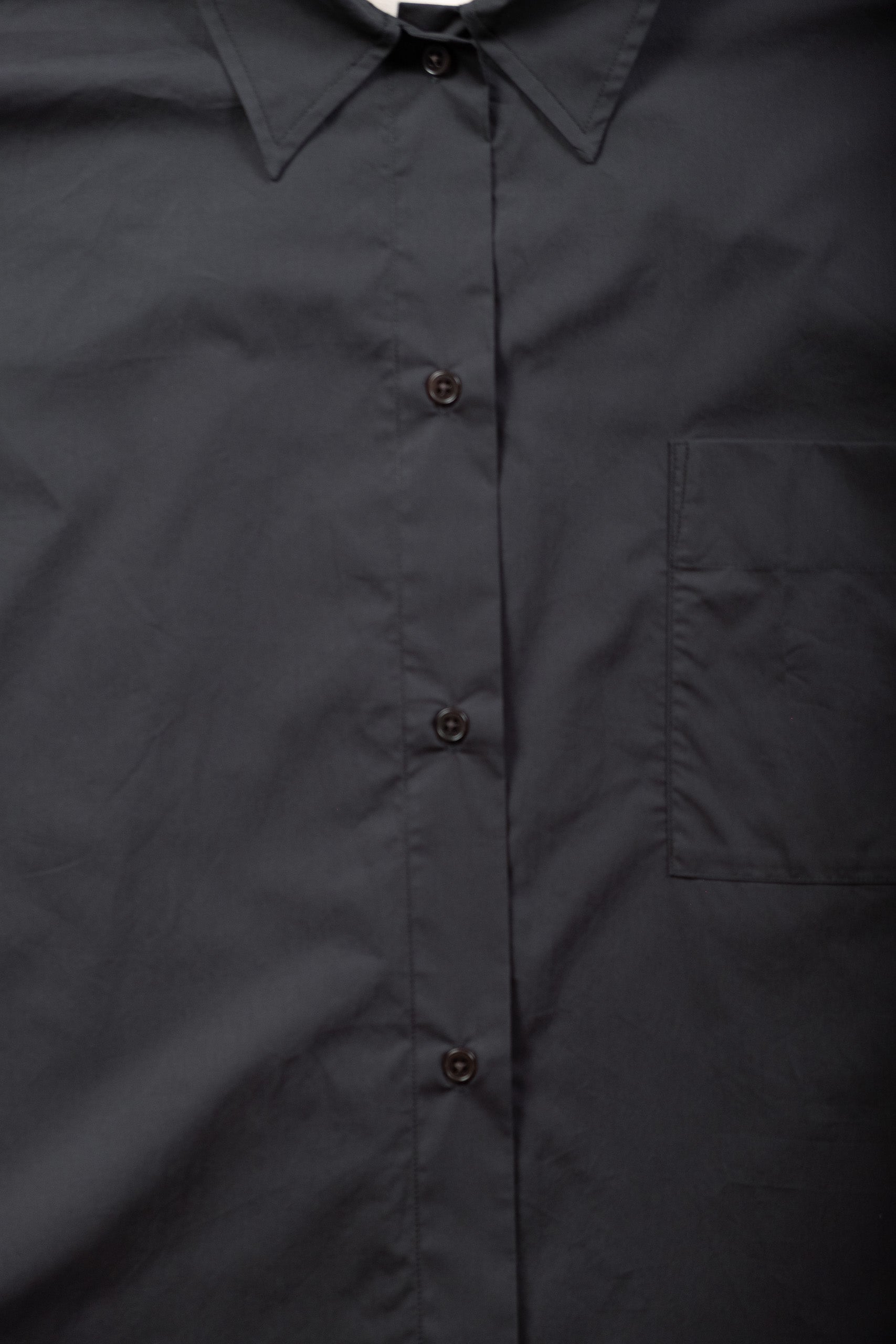 SHIRT DRESS - BLACK