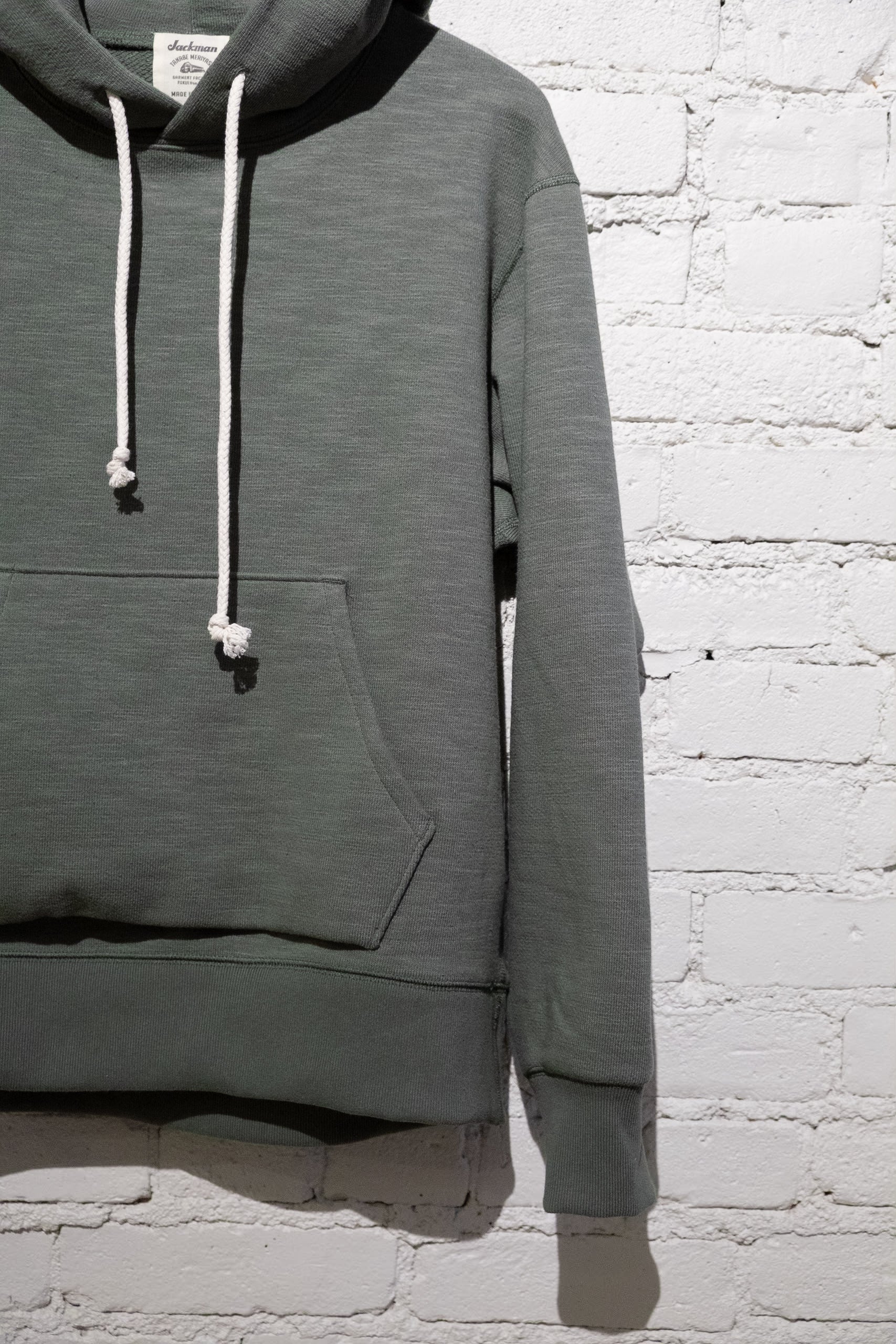 GG SWEAT PULLOVER PARKA - SLATE GREEN