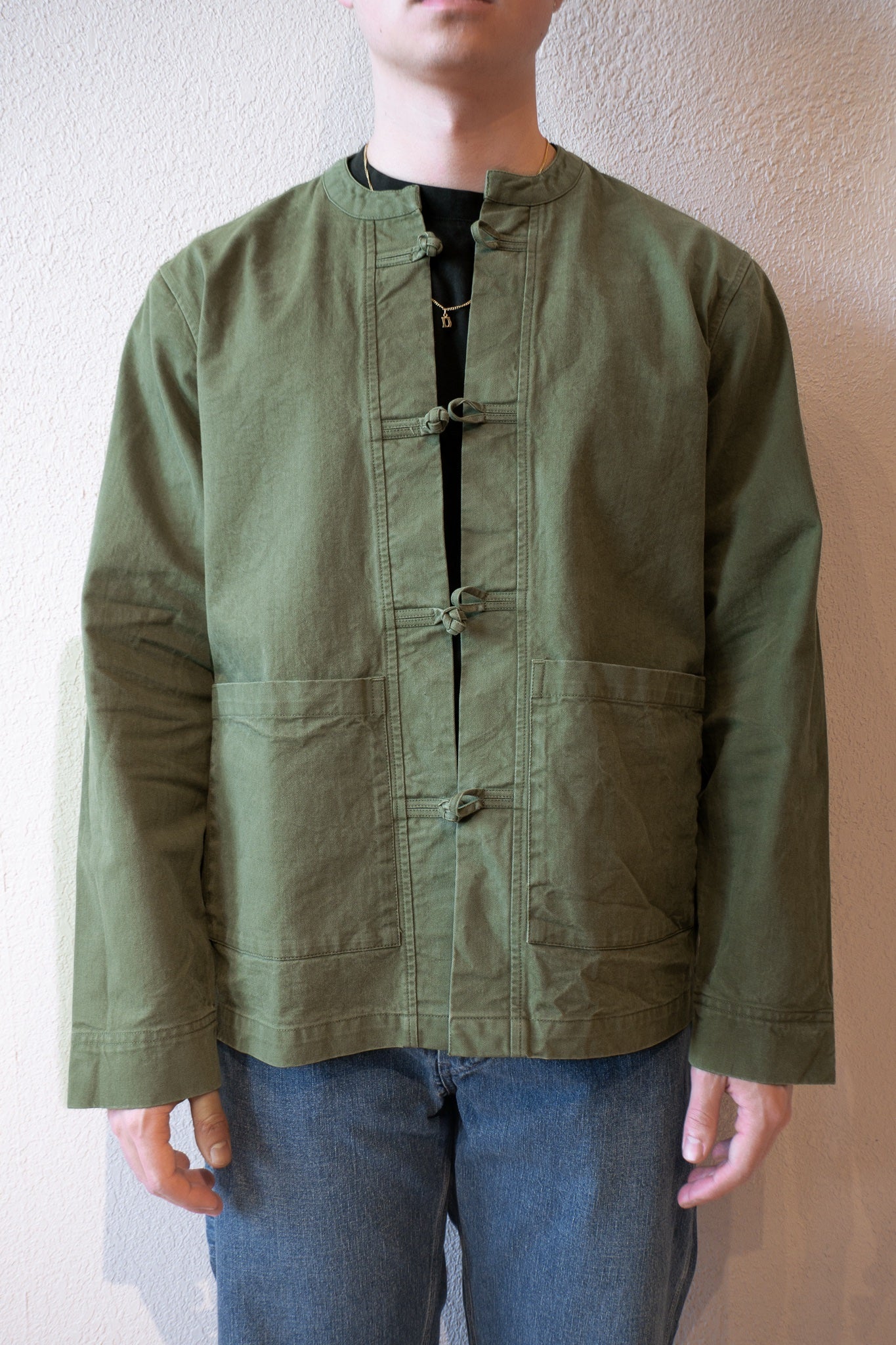 KUNG FU JACKET - OLIVE TWILL