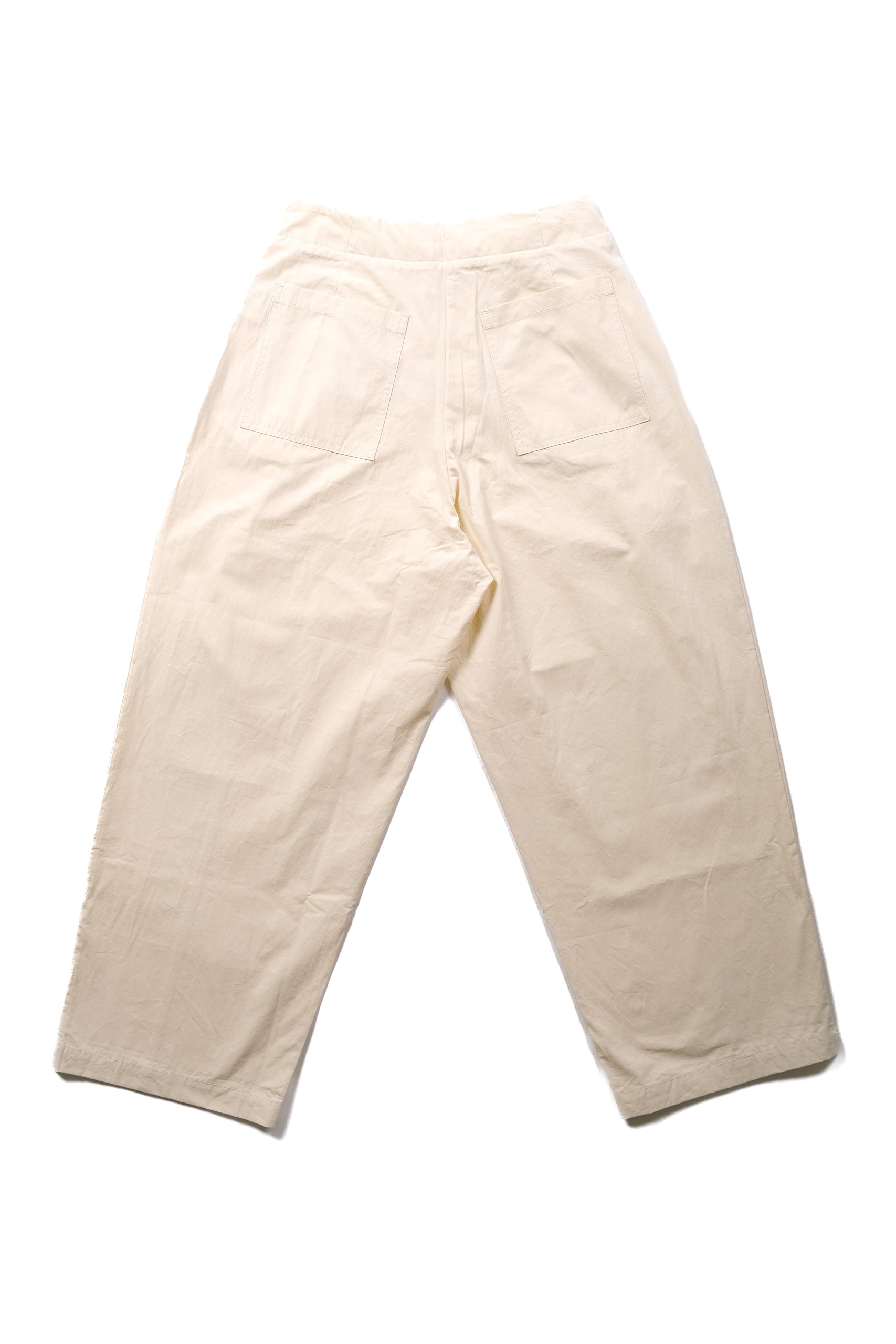 AMBER PLEAT FRONT PANT - ECRU