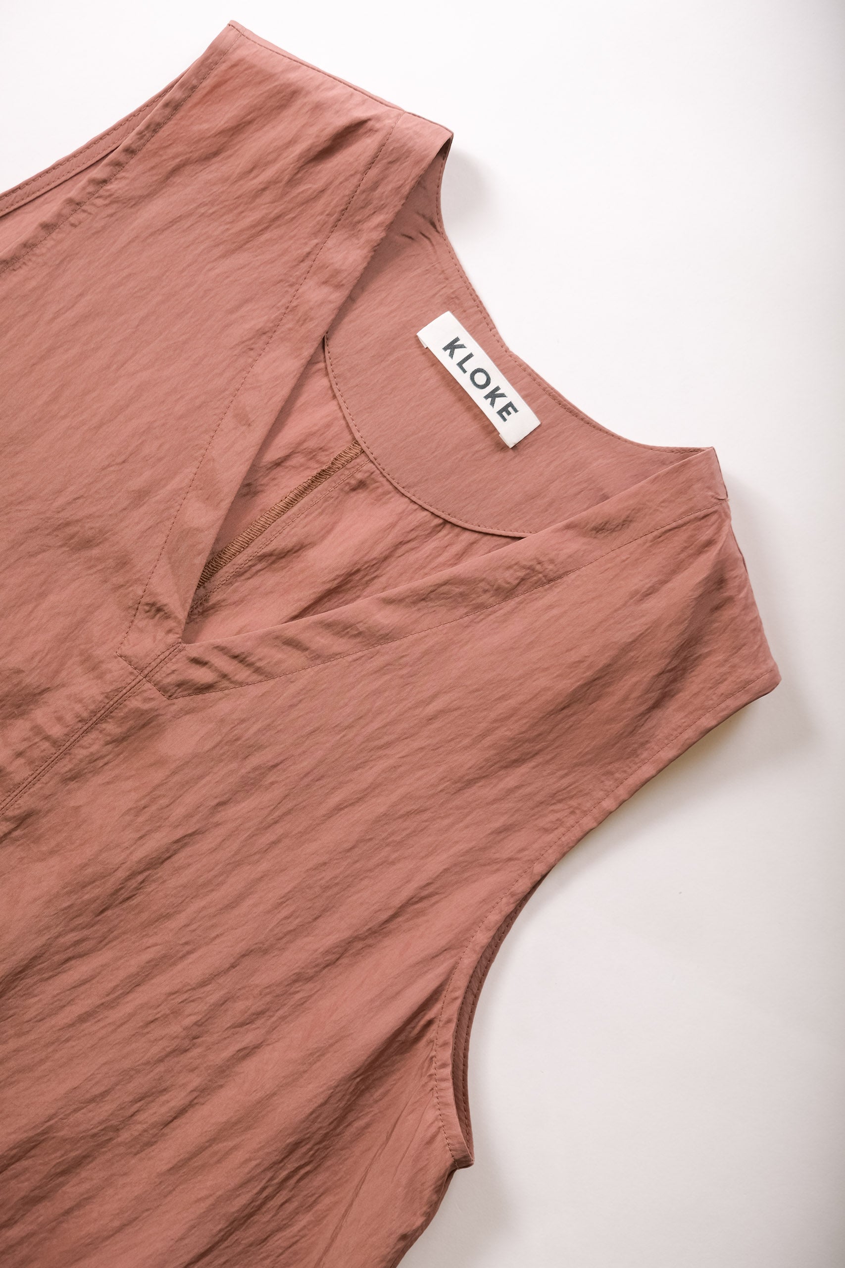 INCANDESCENT DRESS - COCOA
