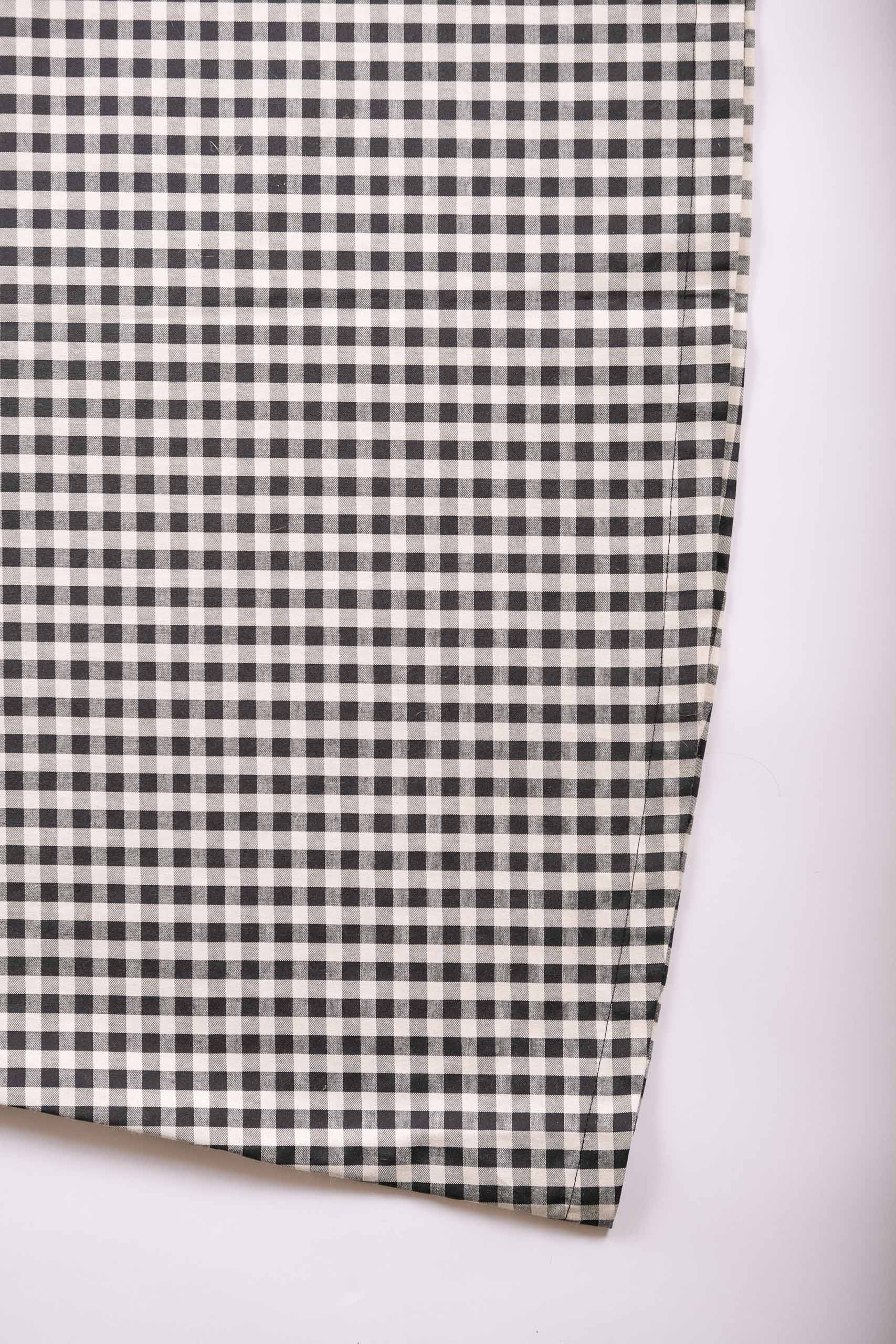 CHRISSIE DRESS - BLACK GINGHAM