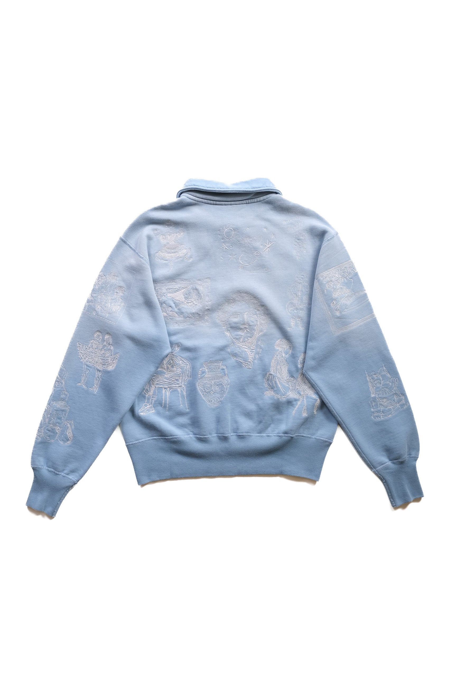 NORTHFIELD 1/4 ZIP - SKY BLUE