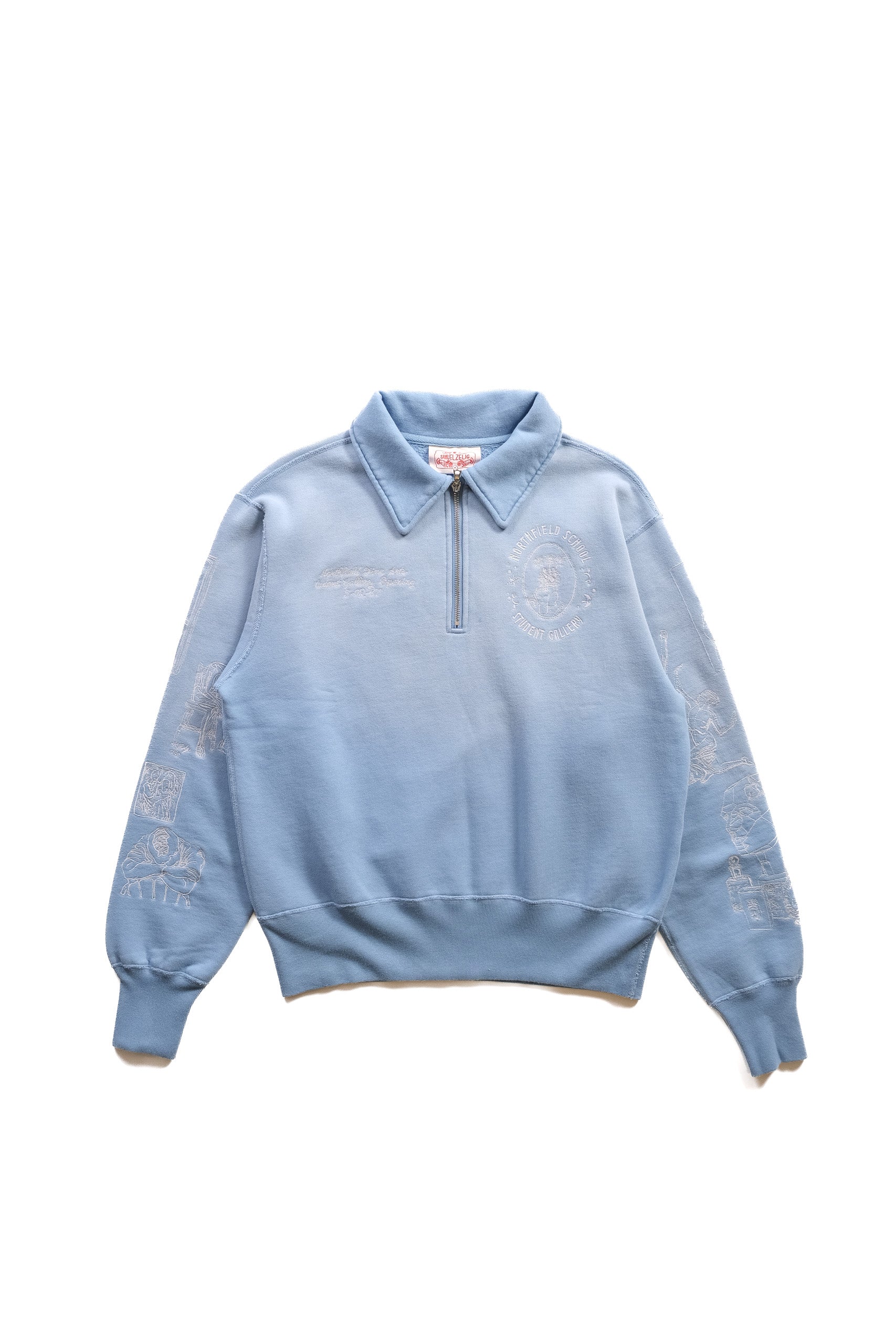 NORTHFIELD 1/4 ZIP - SKY BLUE