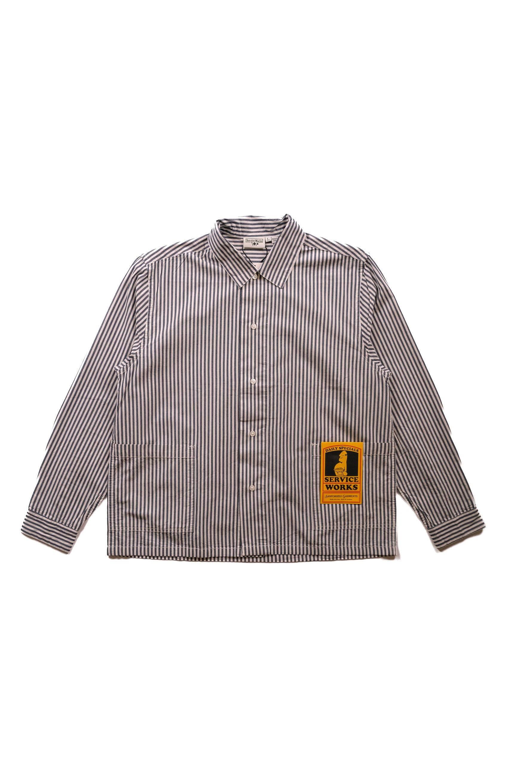 POPLIN WAITER SHIRT - ROYAL