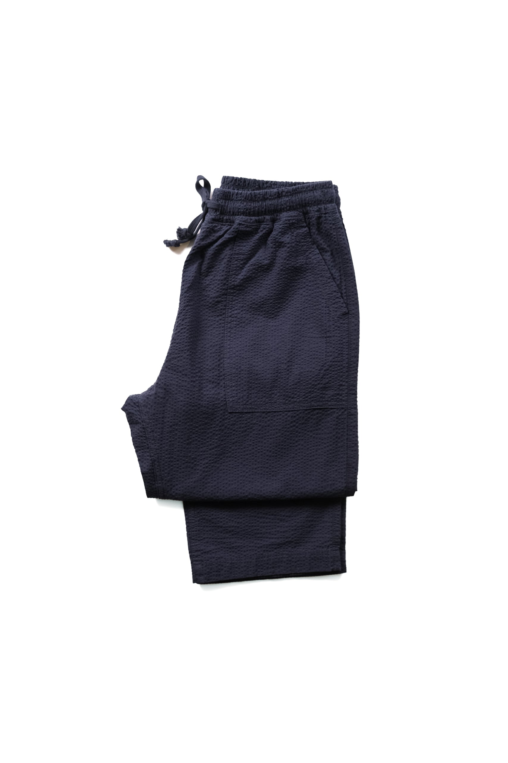 SEERSUCKER CHEF PANT - NAVY