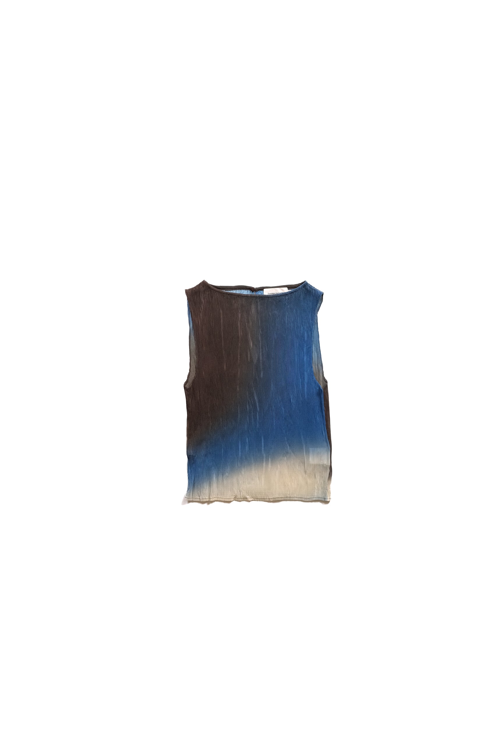 GLASS PLEATED DORA TOP