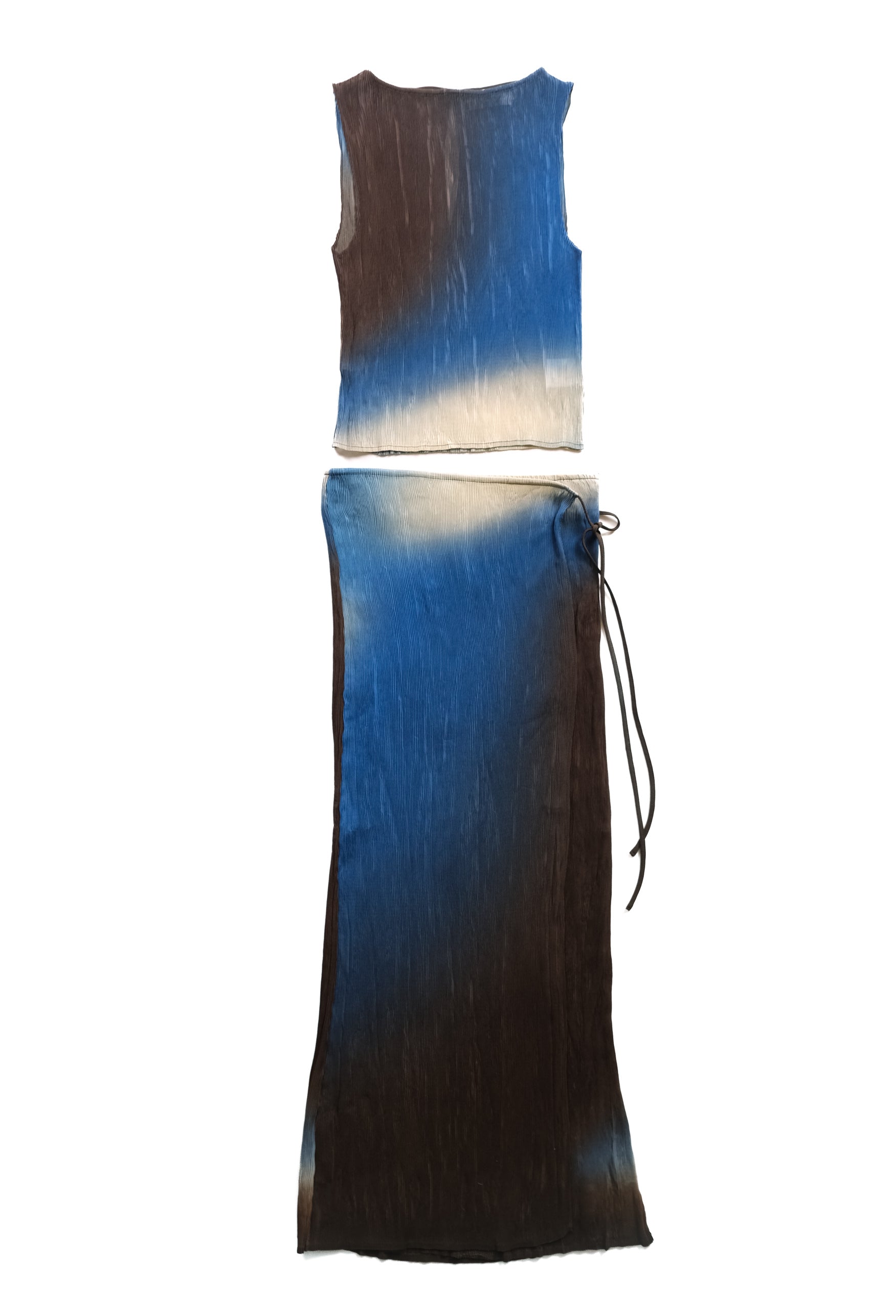 GLASS PLEATED PAULINE SKIRT
