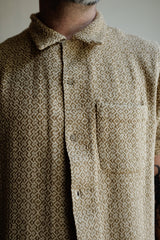 VACATION SHIRT - NUTMEG JAQUARD