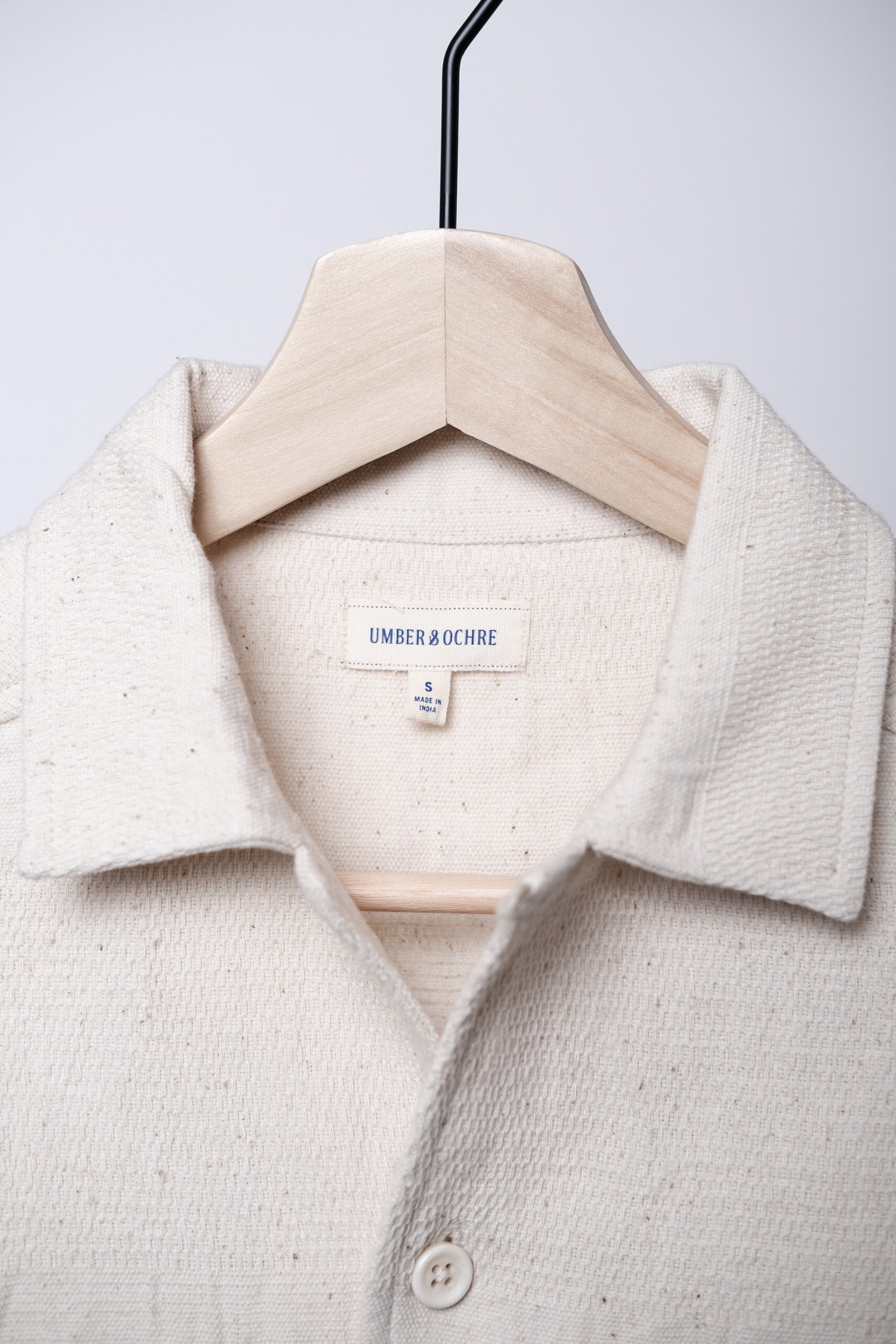 HARSHIL TWO POCKET SHIRT - NATURAL STRIPE