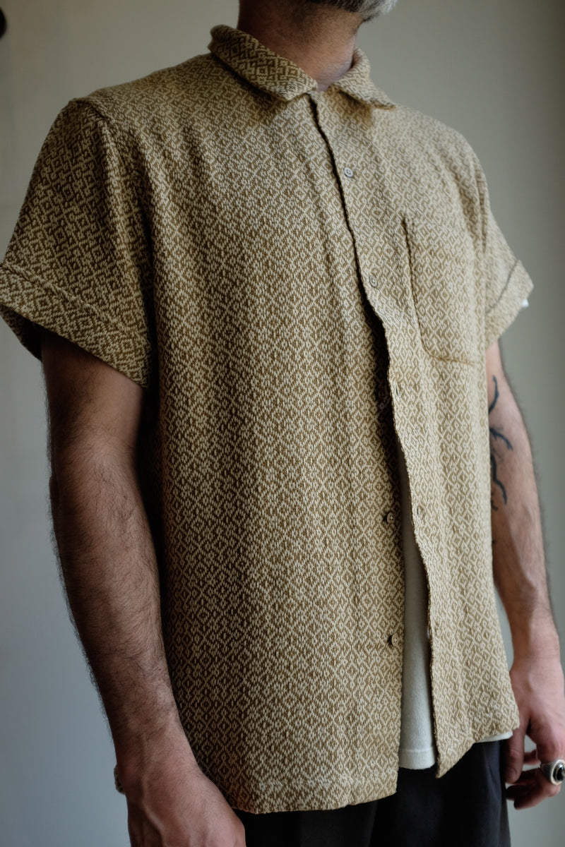 VACATION SHIRT - NUTMEG JAQUARD