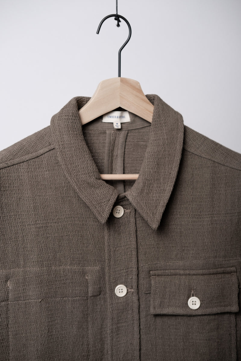 AKASH CHORE COAT - CEMENT
