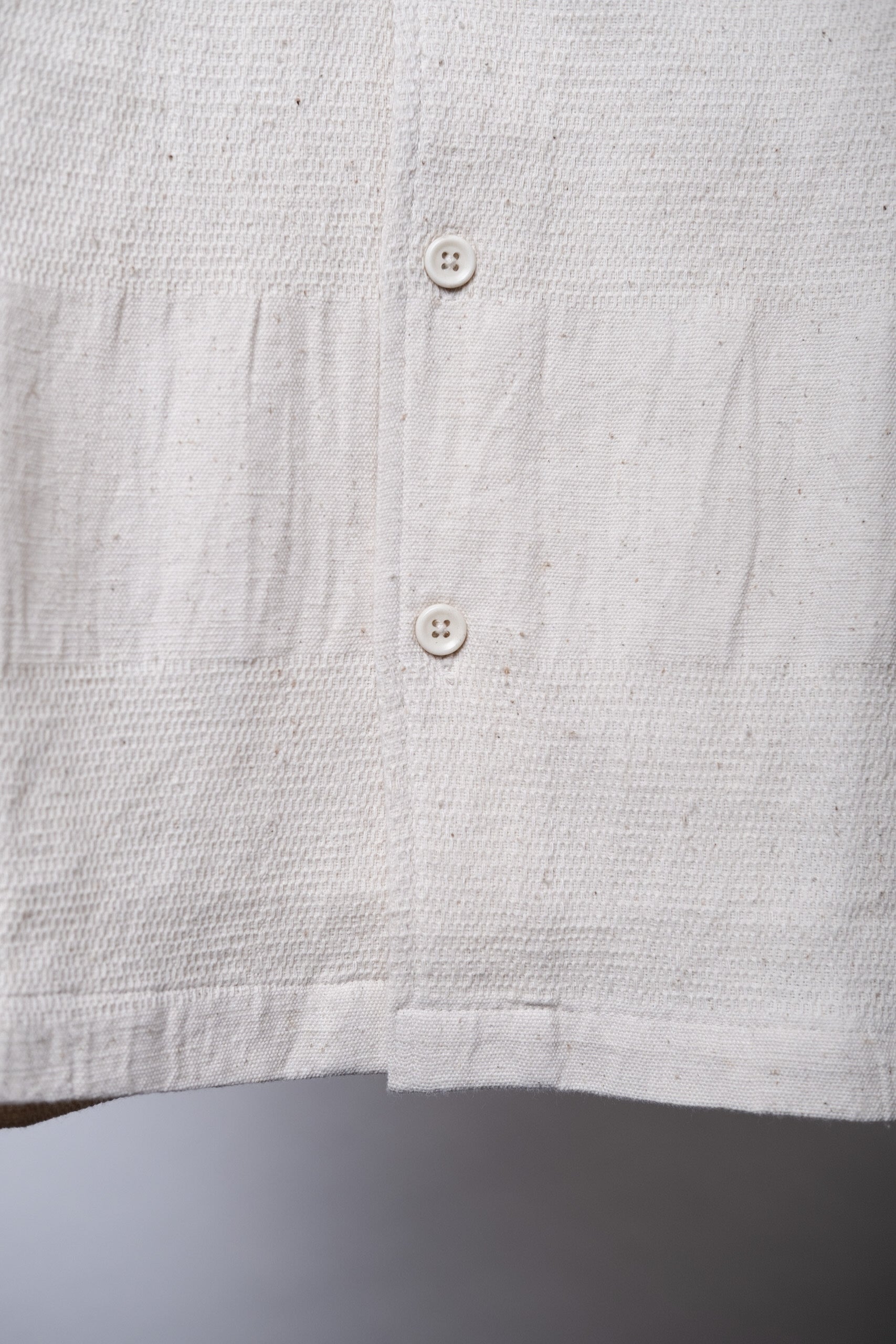 HARSHIL TWO POCKET SHIRT - NATURAL STRIPE