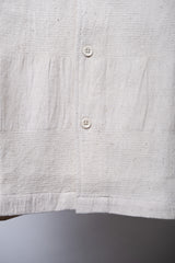 HARSHIL TWO POCKET SHIRT - NATURAL STRIPE