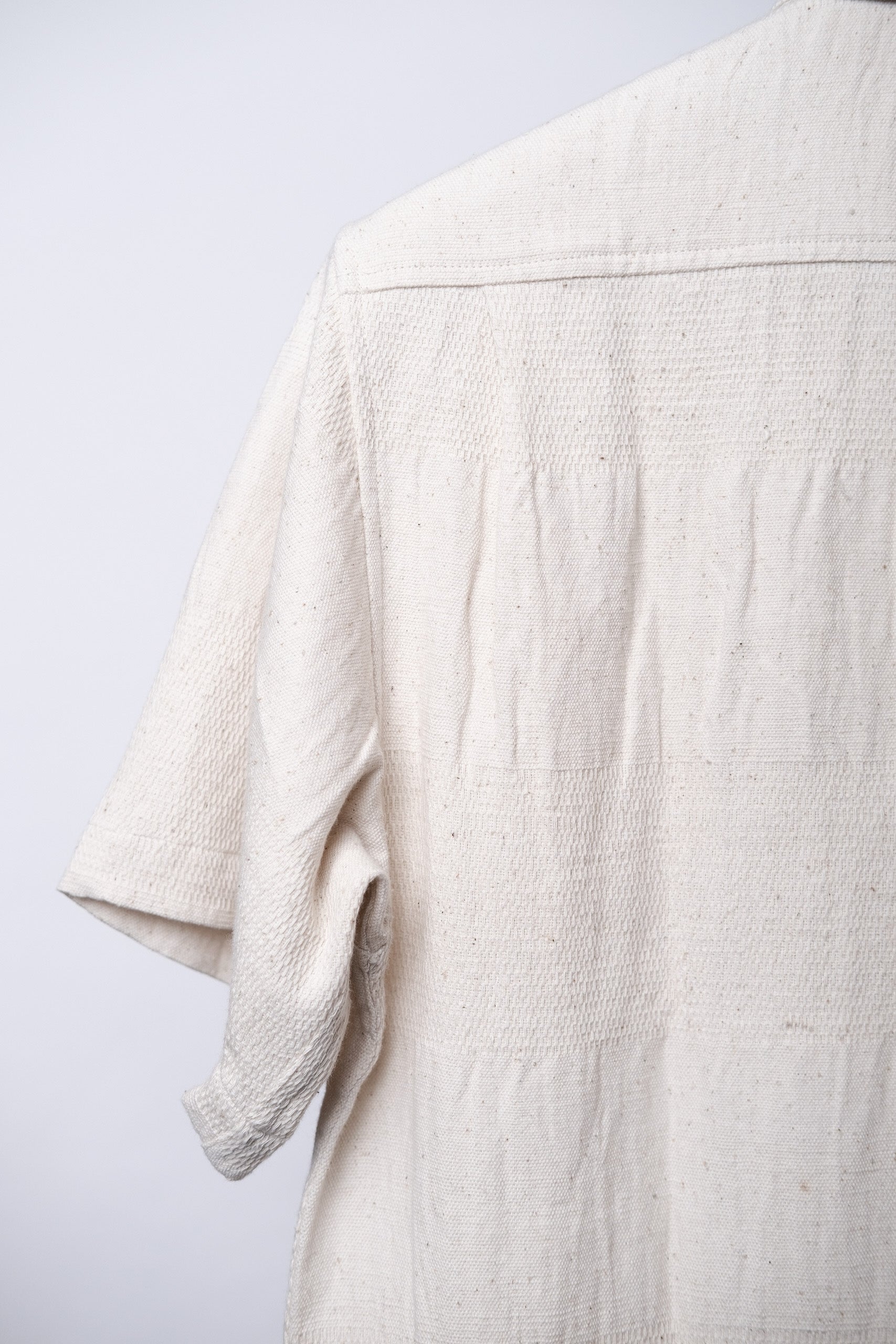 HARSHIL TWO POCKET SHIRT - NATURAL STRIPE