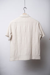 HARSHIL TWO POCKET SHIRT - NATURAL STRIPE