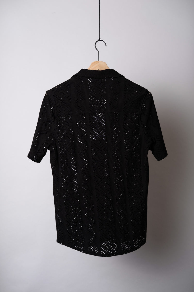 DIDCOT SS SHIRT GEO LACE