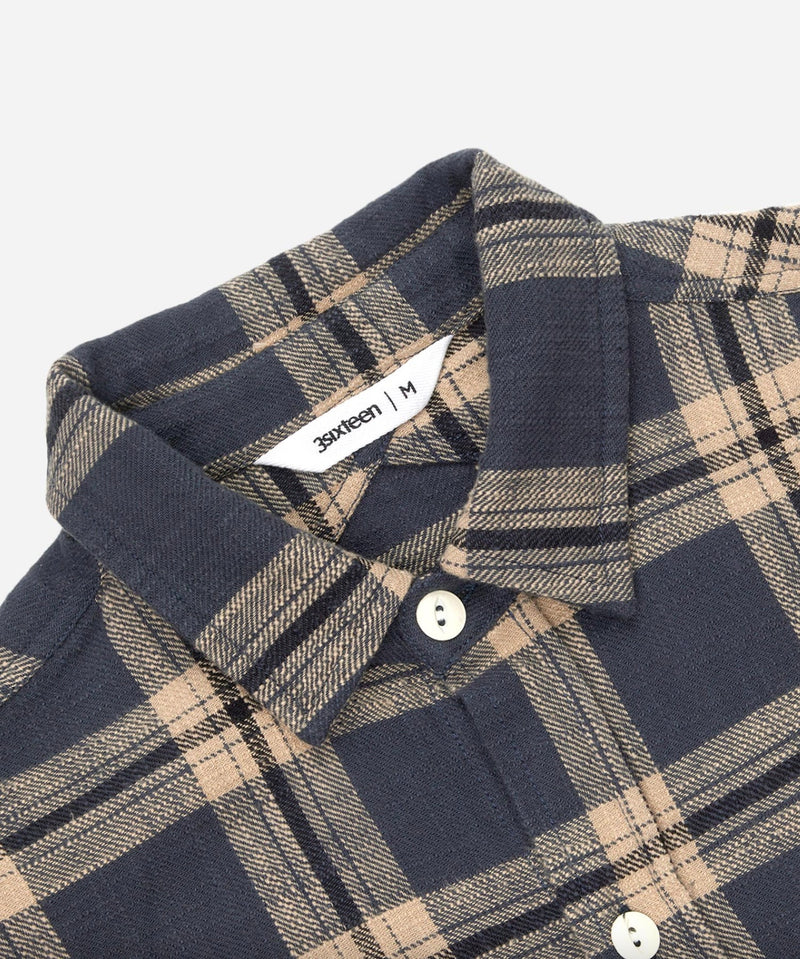 CROSSCUT FLANNEL - SLATE SLUB