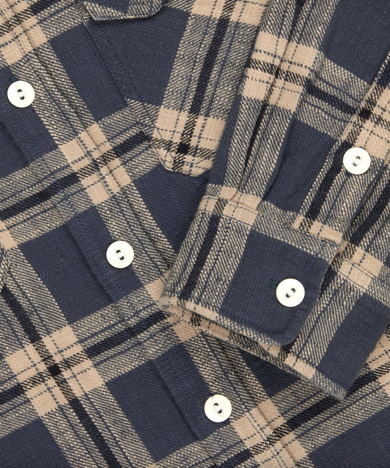 CROSSCUT FLANNEL - SLATE SLUB