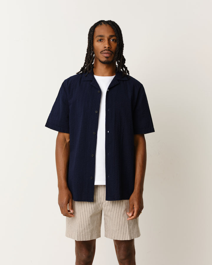 DIDCOT SS SHIRT SEER - NAVY