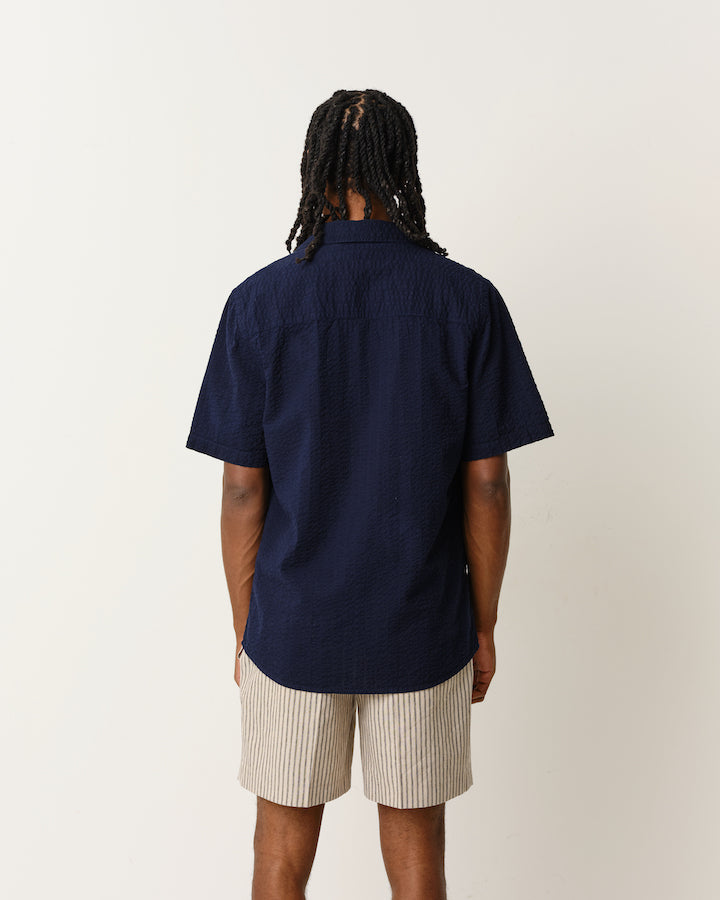 DIDCOT SS SHIRT SEER - NAVY