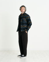 WHITING OVERSHIRT MAZE - BLACK/NAVY