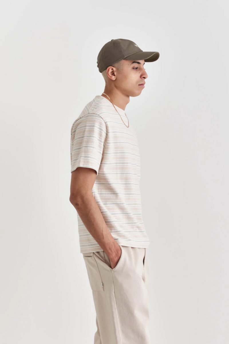 DEAN TEE - STRIPE PINK