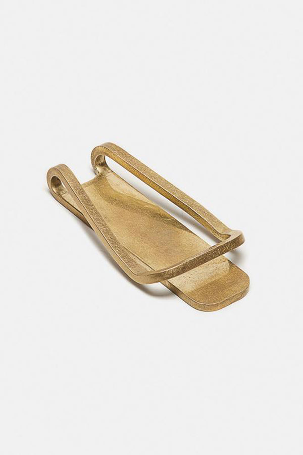 SQUARE MONEY CLIP - BRASS