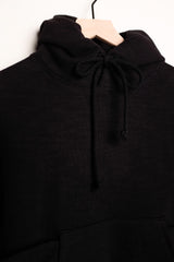 GG SWEAT PULLOVER PARKA - BLACK