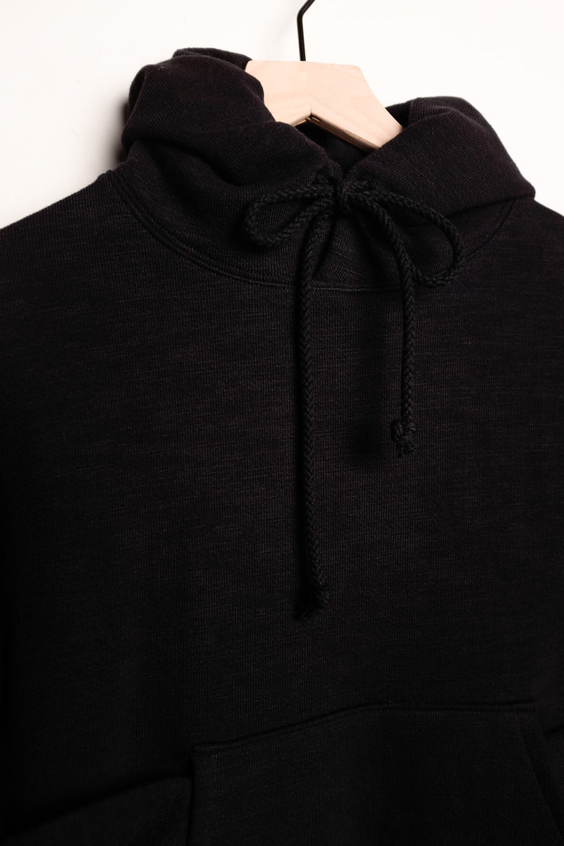 GG SWEAT PULLOVER PARKA - BLACK