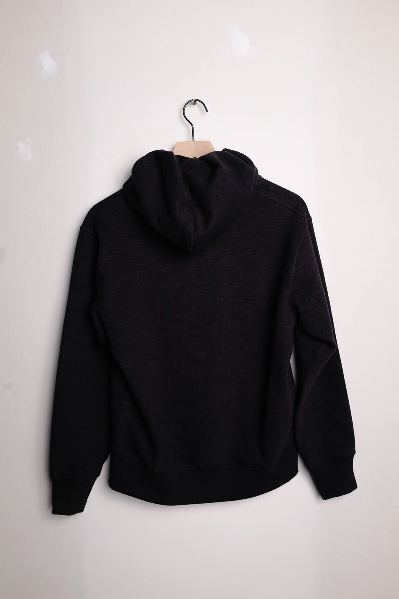 GG SWEAT PULLOVER PARKA - BLACK